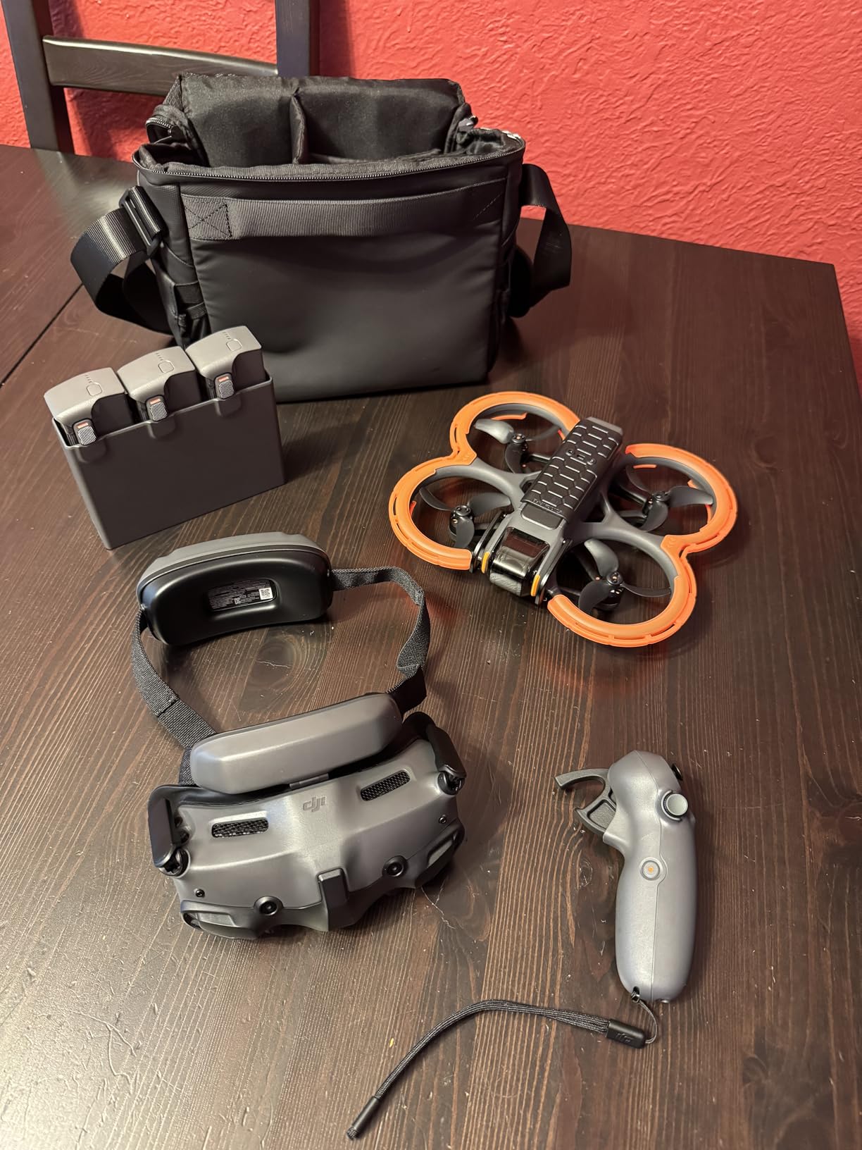 DJI Avata 2 Fly More Combo (1 Battery), FPV Drones with Camera for Adults 4K, Immersive Experience, Built-in Propeller Guard, Easy Flip/Roll, FAA Remote ID Compliant, POV Content Drone, Black - Customer Photo 2