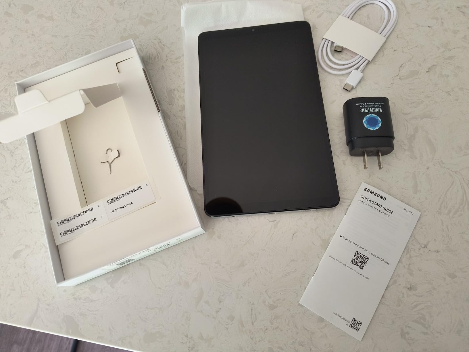 Samsung Galaxy Tab A9 (SM-X110), 64GB 4GB Ram, WiFi Only, Factory Unlocked GSM, International Version (Silver) - Customer Photo 1