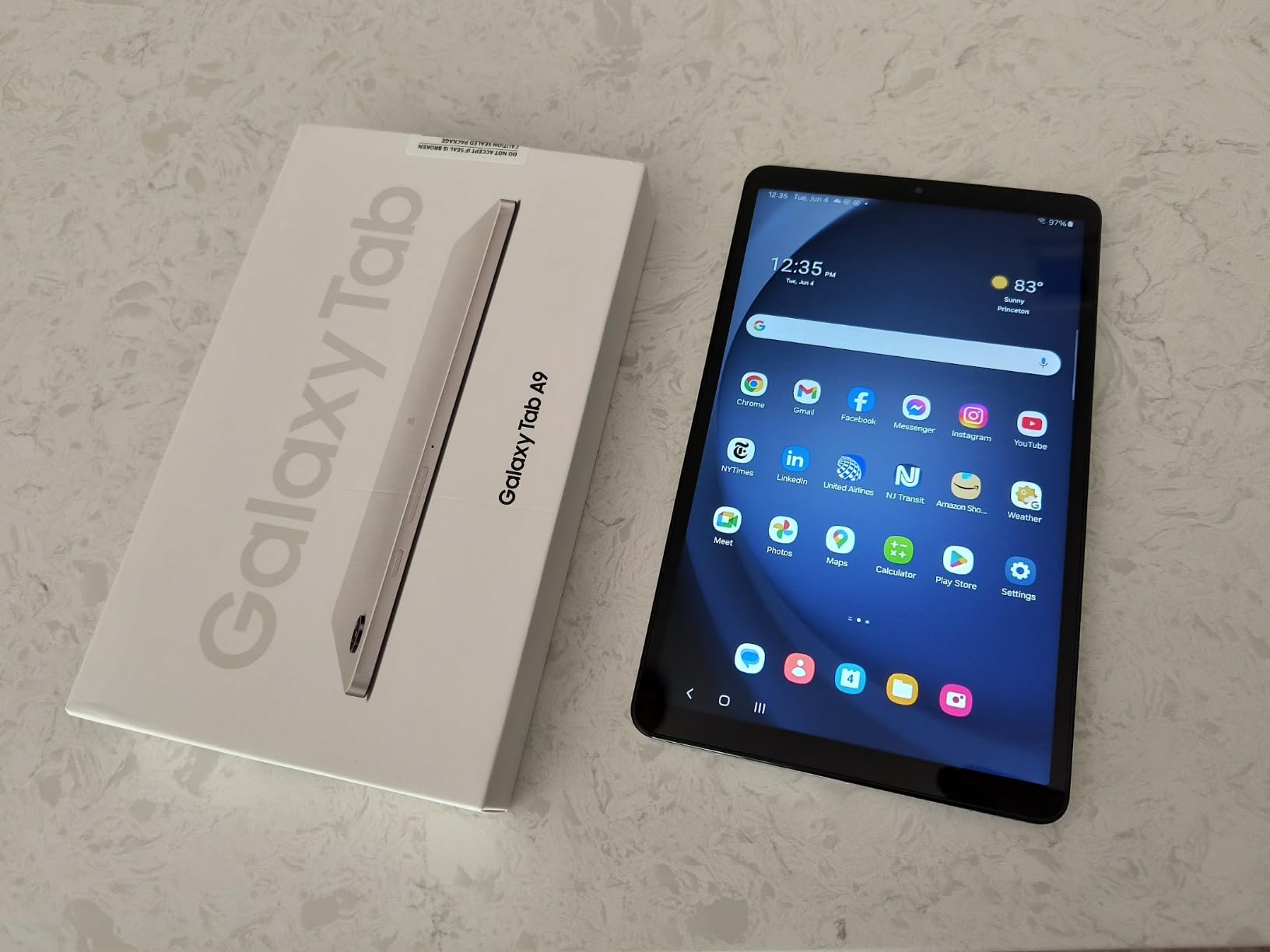 Samsung Galaxy Tab A9 (SM-X110), 64GB 4GB Ram, WiFi Only, Factory Unlocked GSM, International Version (Silver) - Customer Photo 2