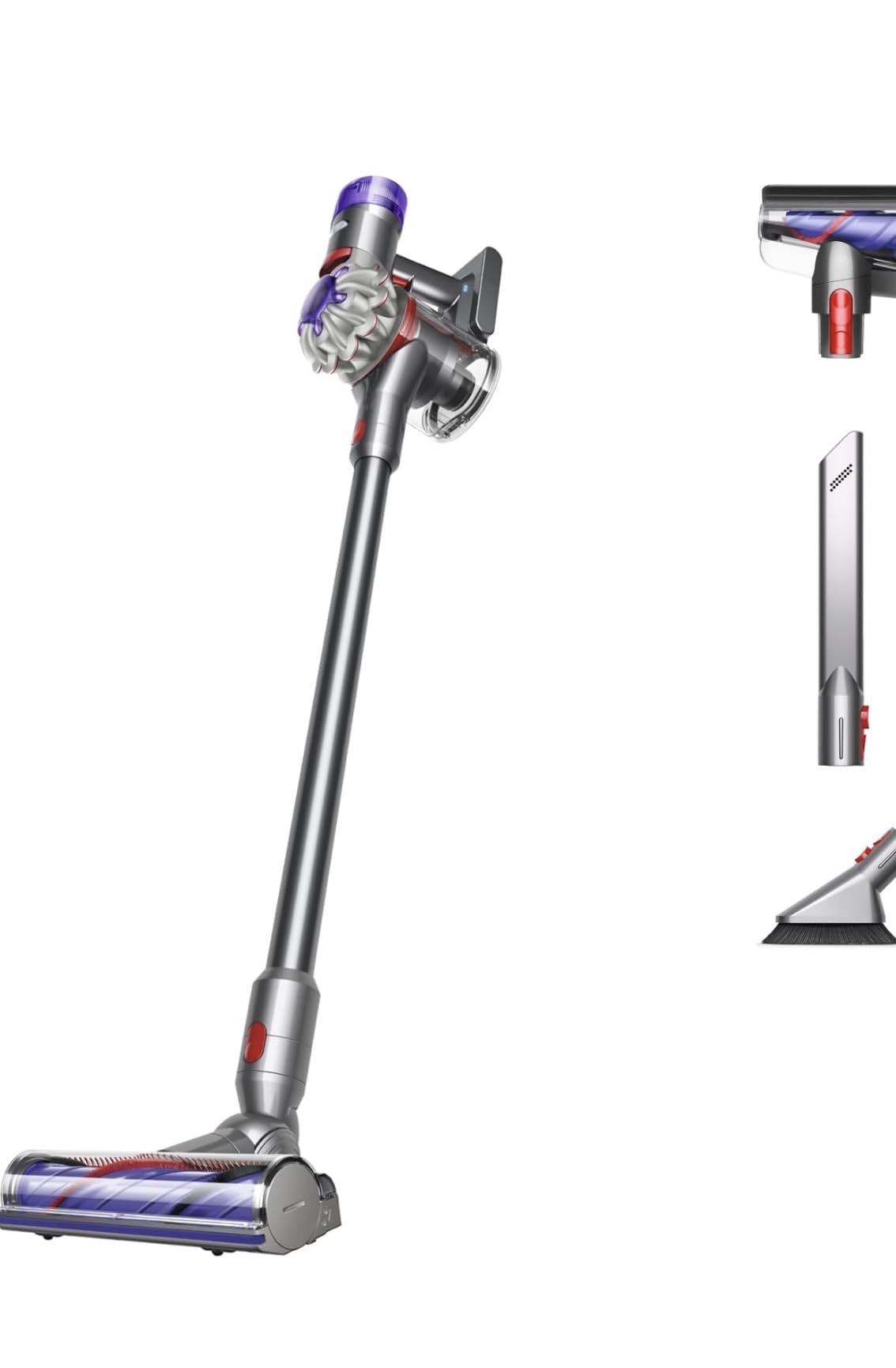 Dyson V8 Plus Cordless Vacuum, Cleans Hard Floors and Carpets, Detangles, Converts to Handheld, 115AW, 2 Power Modes, Up to 40 Minutes Customer Review Dyson V8 Plus Cordless Vacuum, Cleans Hard Floors and Carpets, Detangles, Converts to Handheld, 115AW, 2 Power Modes, Up to 40 Minutes - Customer Photo 2