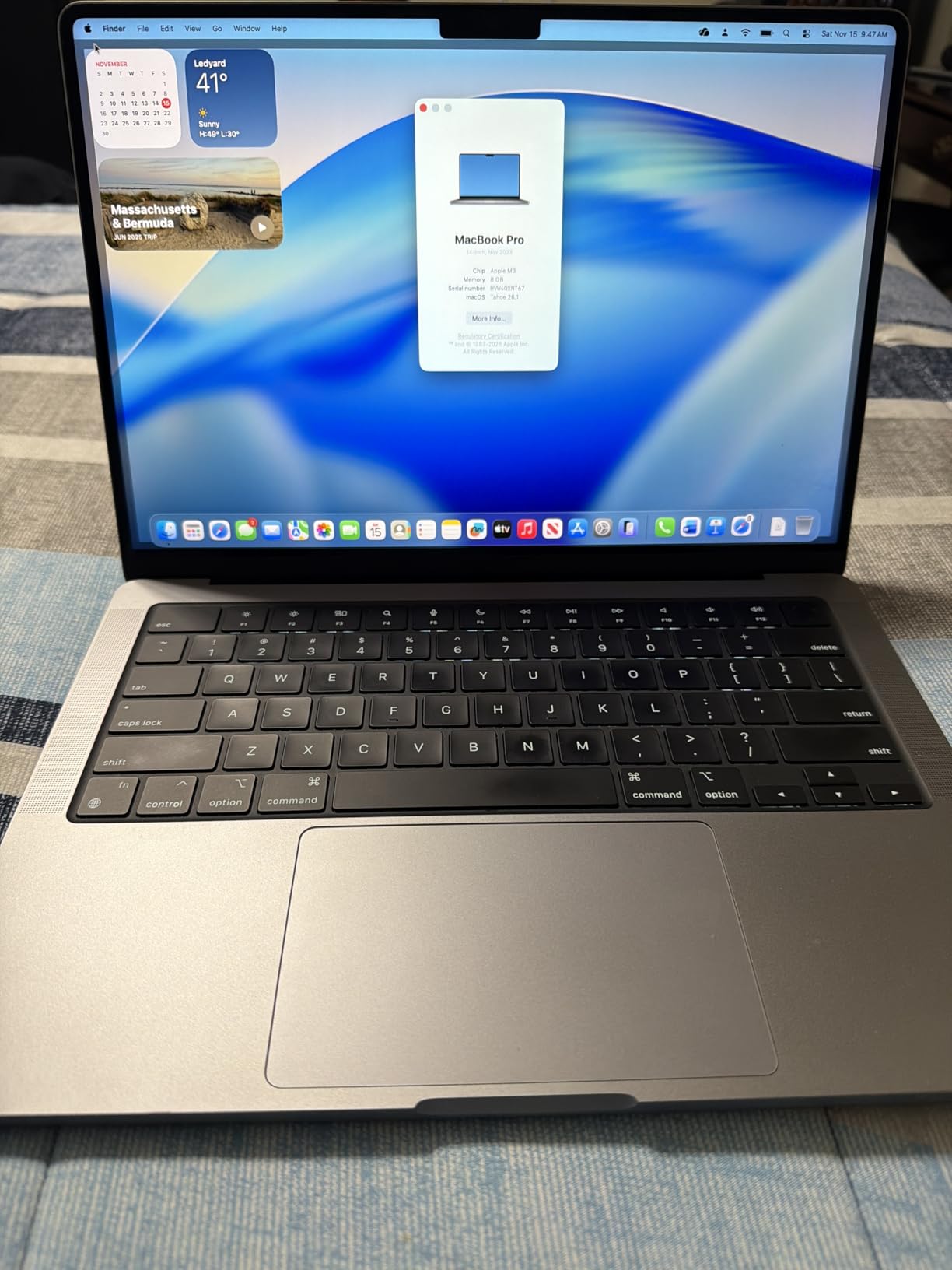 Apple 2023 MacBook Pro with Apple M3 chip 14-inch, 8GB RAM, 512GB SSD Space Gray (Renewed) - Customer Photo 2
