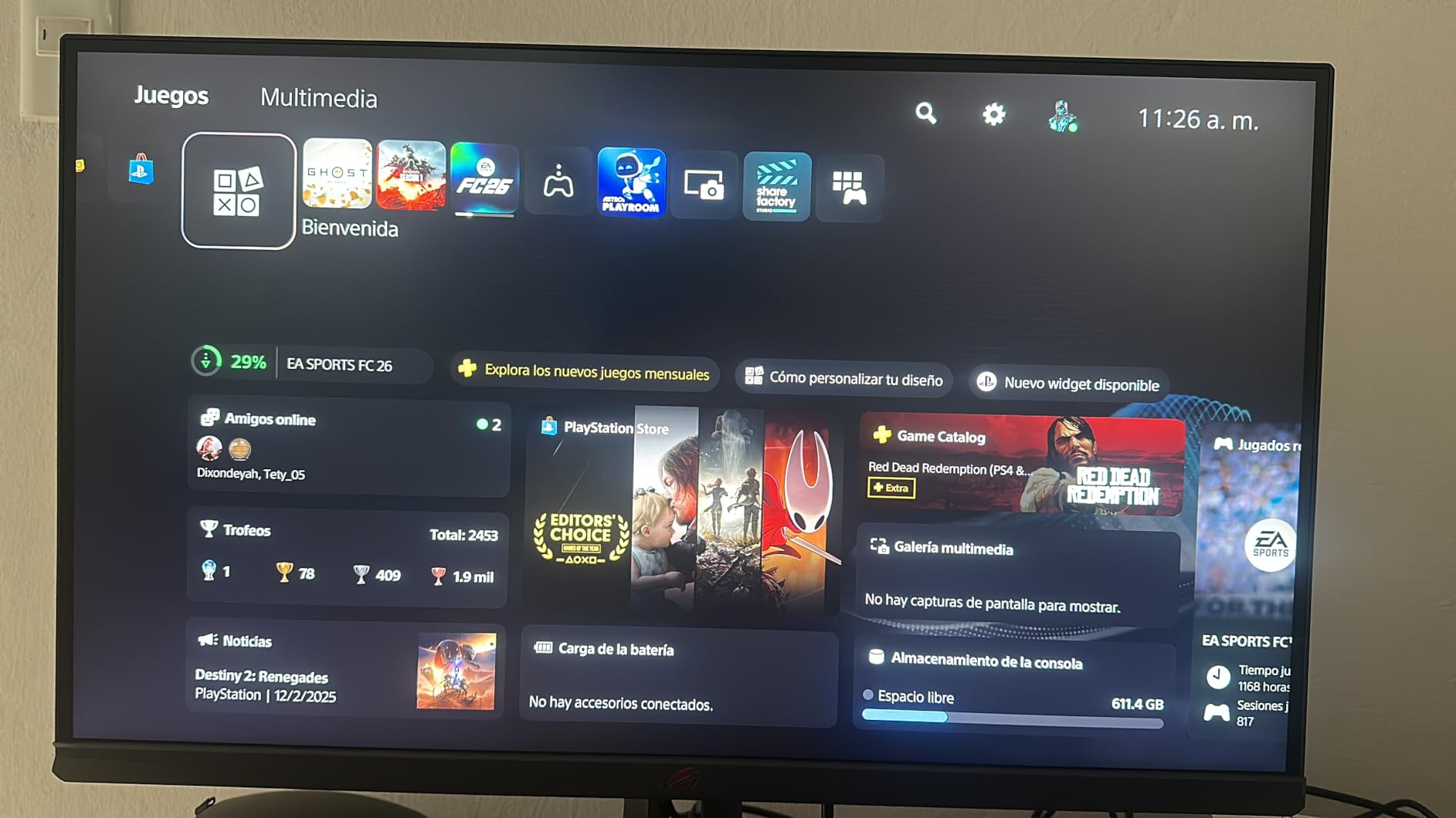 ASUS ROG Strix 27 4K HDR400 USB-C Gaming Monitor (XG27UCS) customer photo 2