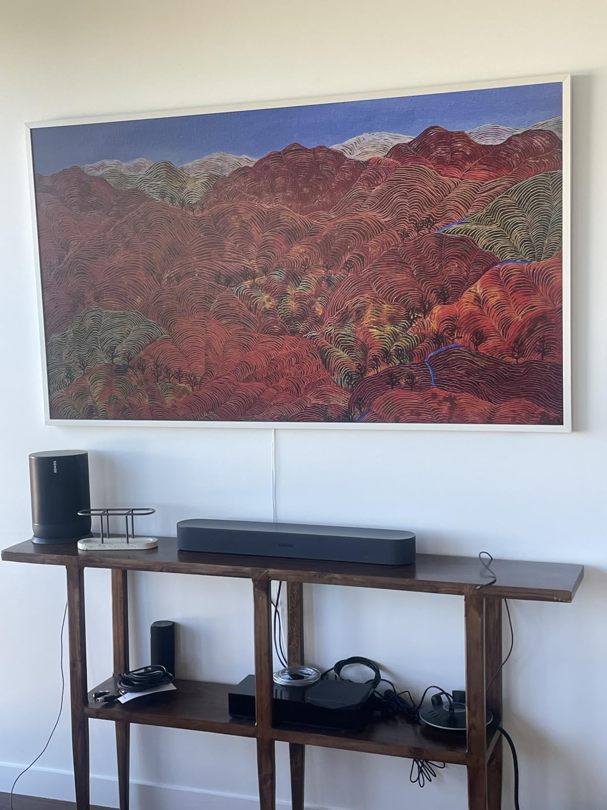 SAMSUNG 65-Inch Class QLED 4K LS03D The Frame Series Quantum HDR Smart TV w/Dolby Atmos, Art Mode, Anti-Reflection, Customizable Frame, Slim Fit Wall Mount with Alexa Built-in (QN65LS03D, 2024 Model) - Customer Photo 2