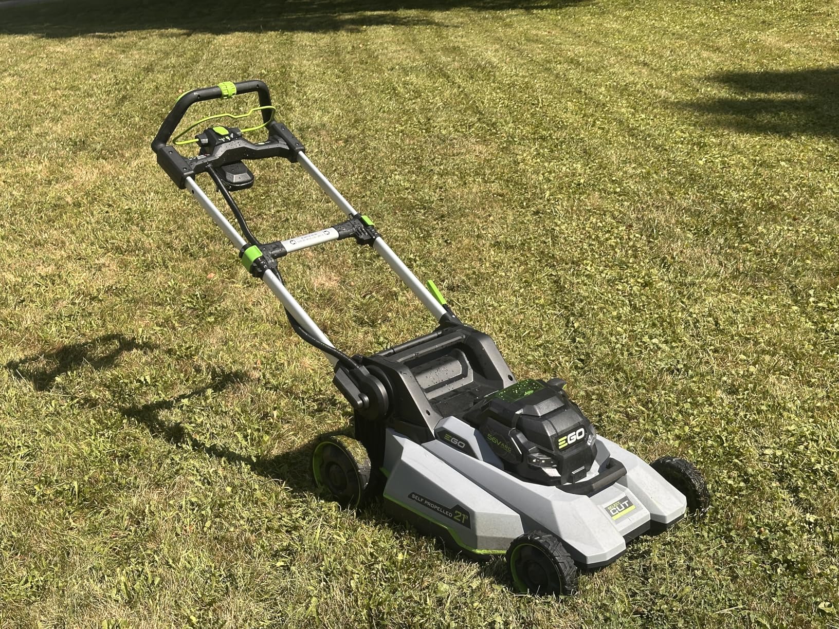 EGO POWER+ Electric Lawn Mower, Self-Propelled Cordless with Select Cut and Touch Drive, Includes (2) 56V 6.0Ah Batteries and Rapid Charger - LM2134SP-2 Customer Review EGO POWER+ Electric Lawn Mower, Self-Propelled Cordless with Select Cut and Touch Drive, Includes (2) 56V 6.0Ah Batteries and Rapid Charger - LM2134SP-2 - Customer Photo 2