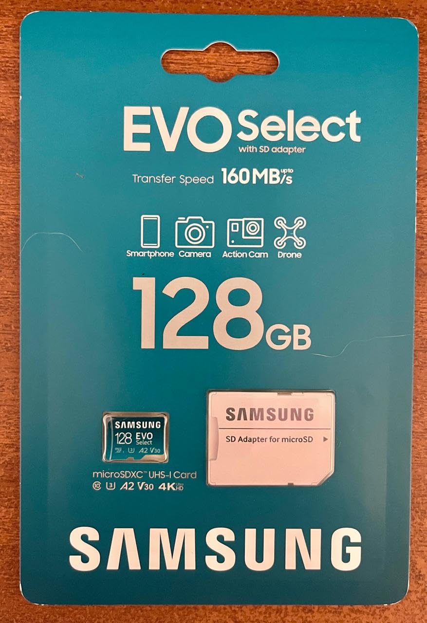 Samsung EVO Select microSD Memory Card + Adapter, 256GB microSDXC, Up to 160 MB/s, 4K UHD, UHS-I, C10, U3, V30, A2, for Mobile Phone, Smartphones, Nintendo-Switch, and Tablets - MB-ME256SA/AM - Customer Photo 1
