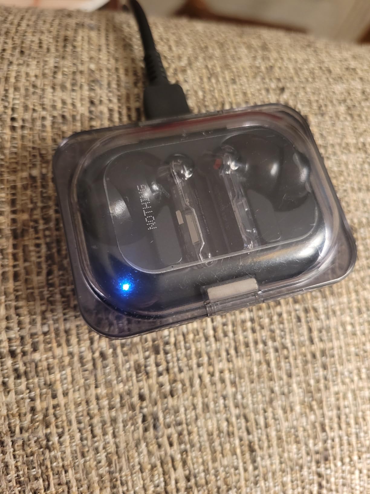 Nothing Ear (a) Wireless Earbuds, 45dB Hybrid Noise Cancelling Earbuds, Hi-Res Audio, Advanced Equaliser, Dual Connect, 6 Mics, 42.5H Playtime Ear Buds Wireless Bluetooth, Black Customer Review Nothing Ear (a) Wireless Earbuds, 45dB Hybrid Noise Cancelling Earbuds, Hi-Res Audio, Advanced Equaliser, Dual Connect, 6 Mics, 42.5H Playtime Ear Buds Wireless Bluetooth, Black - Customer Photo 3