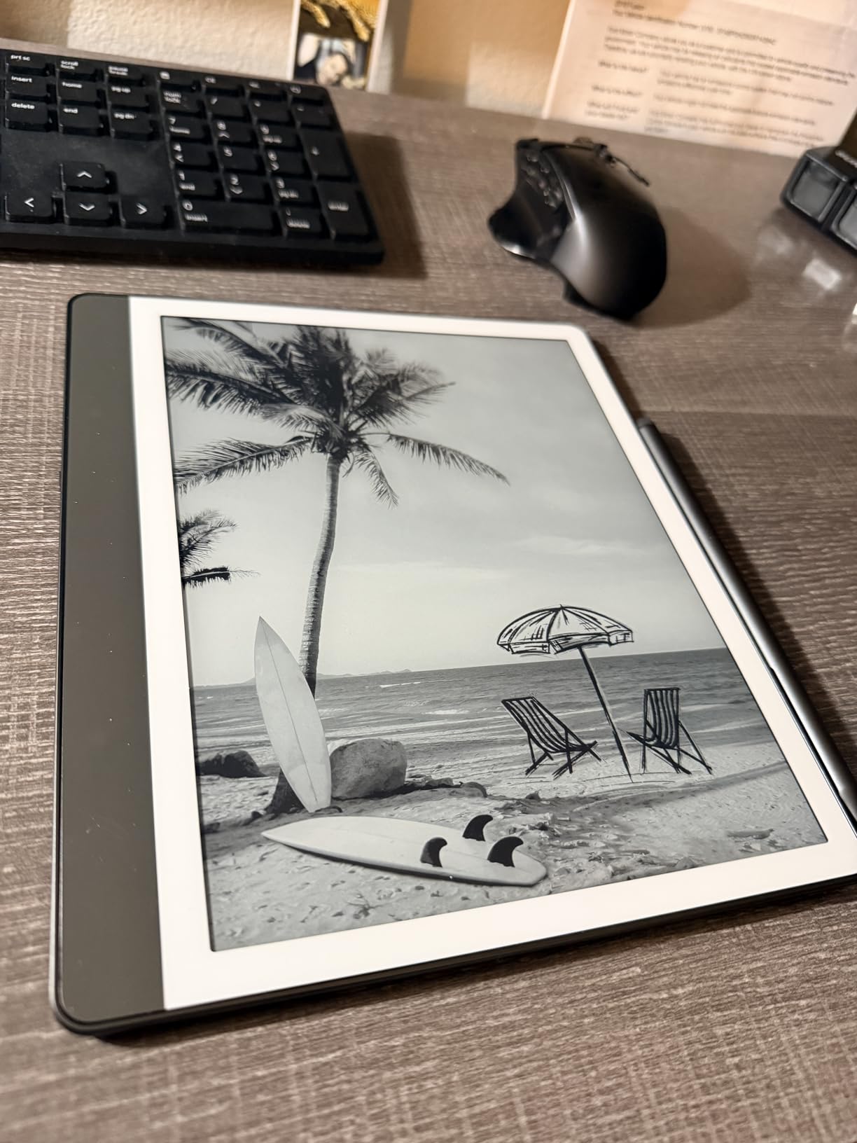 Amazon Kindle Scribe (64GB) - Your notes, documents and books, all in one place. With built-in AI notebook summarization. Includes Premium Pen - Tungsten - Customer Photo 1