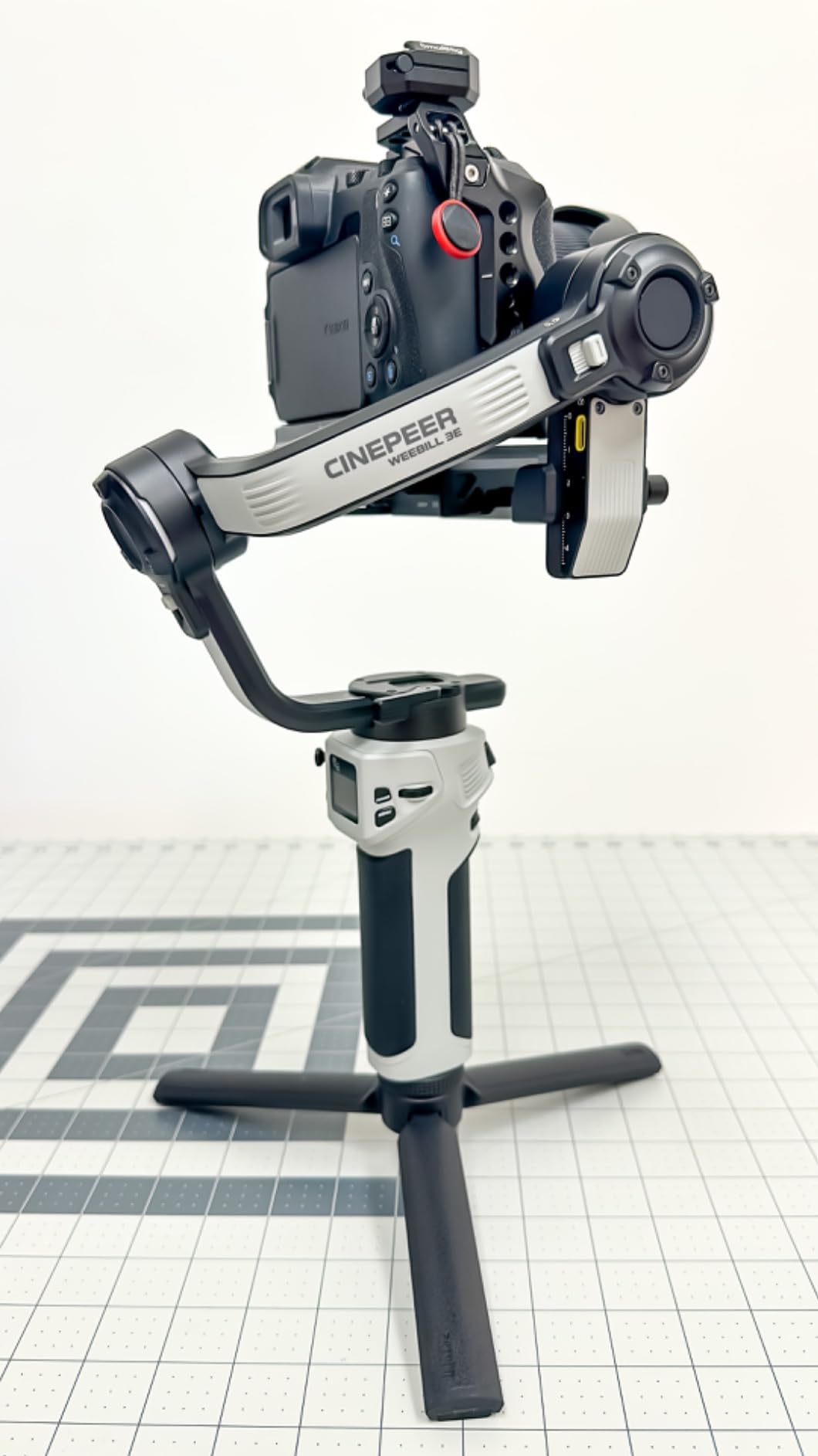 CINEPEER Weebill 3E, 3-Axis Lightweight Gimbal Stabilizer for DSLR & Mirrorless Camera Canon/Sony/Panasonic/Nikon, 3KG Payload, Native Vertical Shooting, Bluetooth Shutter Control - Customer Photo 2