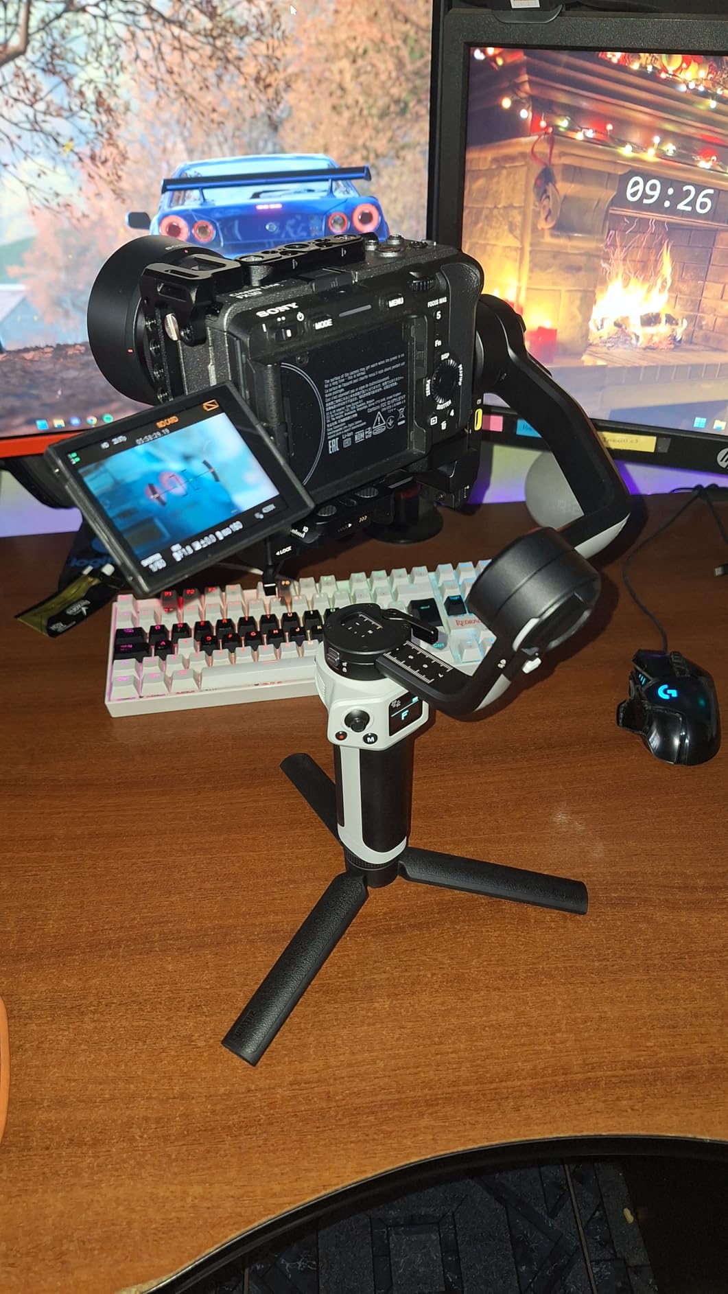 ZHIYUN CINEPEER WEEBILL 3E 3-Axis Gimbal Stabilizer for Canon/Sony/Panasonic/Nikon Camera,Up to 6.6lbs (3kg) Payload Extendable Sling Grip Native Vertical Shooting Handheld Camera Gimbal - Customer Photo 1