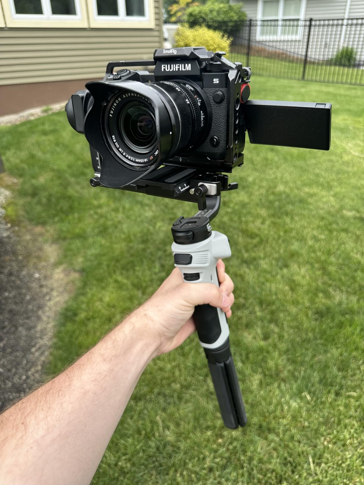 ZHIYUN CINEPEER WEEBILL 3E 3-Axis Gimbal Stabilizer for Canon/Sony/Panasonic/Nikon Camera,Up to 6.6lbs (3kg) Payload Extendable Sling Grip Native Vertical Shooting Handheld Camera Gimbal - Customer Photo 3