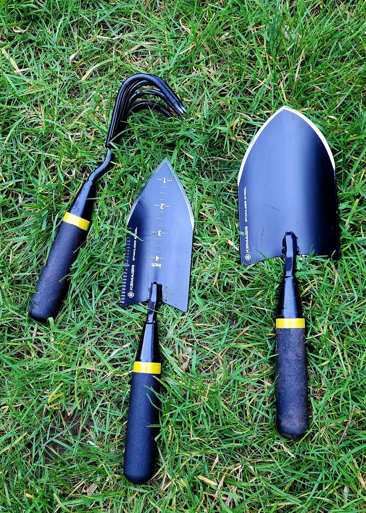 Kemaier 5-Piece Garden Tool Set, Heavy-Duty Stainless Steel Premium Tools customer photo 1
