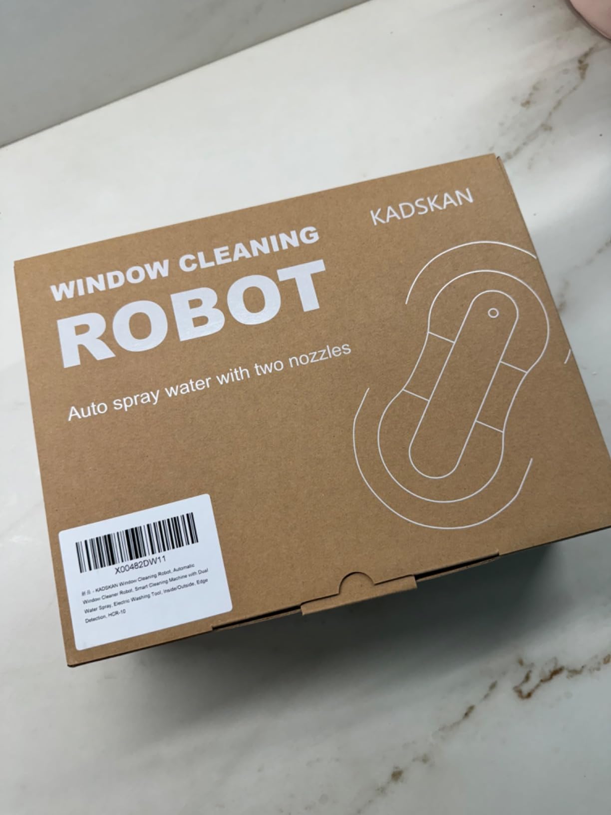 Window Cleaning Robot, Automatic Window Cleaner with Water Spray for Windows/Tiles/Class Door, Inside/Outside, 5600Pa Suction Power, 3.0 Path Planning, Remote Control Customer Review Window Cleaning Robot, Automatic Window Cleaner with Water Spray for Windows/Tiles/Class Door, Inside/Outside, 5600Pa Suction Power, 3.0 Path Planning, Remote Control - Customer Photo 5