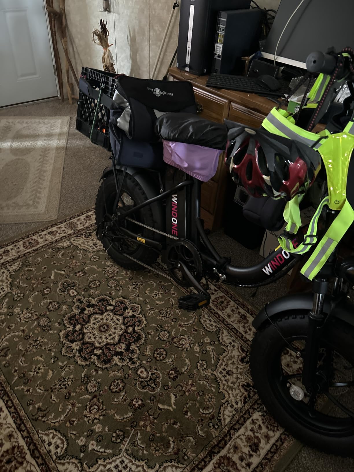 Windone S14/S16 Electric Bike for Adults, Max 19/22 MPH Speed & 28/50 Miles Range (PAS), 500W/750W Peak Motor, Foldable, Lightweight, Shock Absorbers, UL2849 Certified Ebike - Customer Photo 2