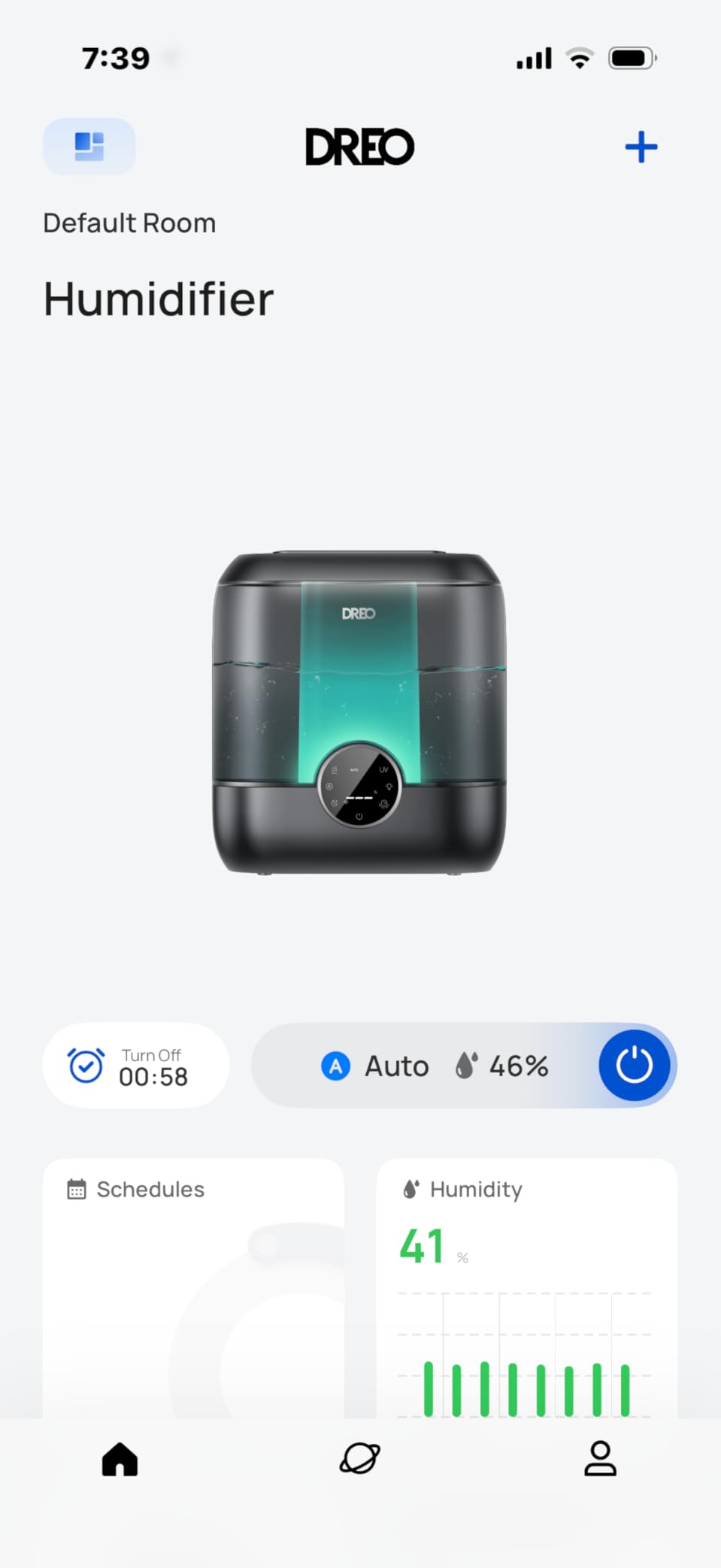 Dreo Smart Humidifiers for Bedroom, 6L Top Fill Supersized Cool Mist Humidifier for Large Room, 60 Hour Runtime, Quiet Ultrasonic Humidifier for Plants, Baby, Indoor, Home, Night Light, Black Customer Review Dreo Smart Humidifiers for Bedroom, 6L Top Fill Supersized Cool Mist Humidifier for Large Room, 60 Hour Runtime, Quiet Ultrasonic Humidifier for Plants, Baby, Indoor, Home, Night Light, Black - Customer Photo 1