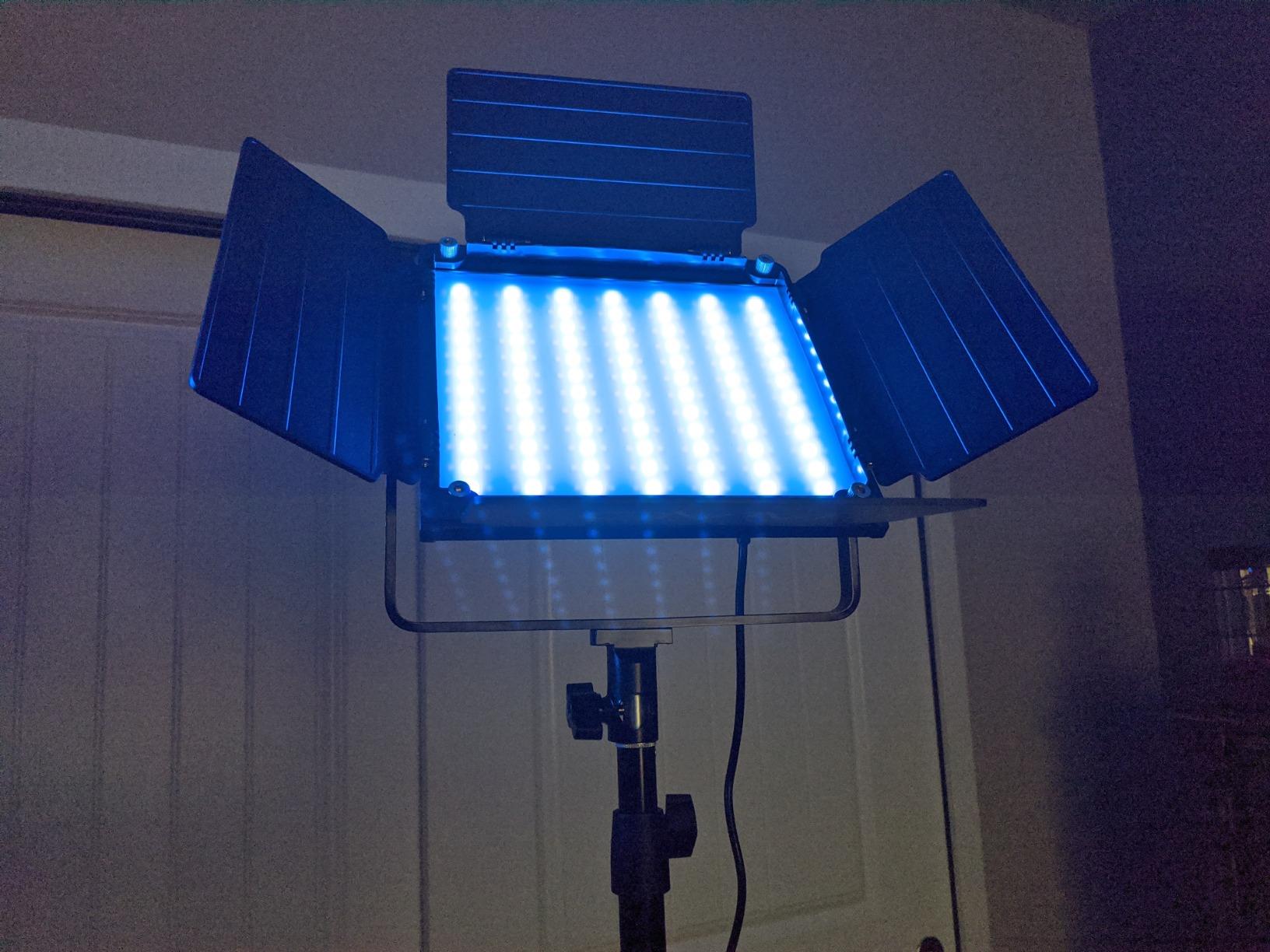 GVM Upgrade 800D RGB Video Light Kits with 2 Softboxes, Studio Lights with Bluetooth Control, 2 Packs Photography Lighting with 18 Lighting Scenes, led Panel Lights for Video Recording - Customer Photo 2