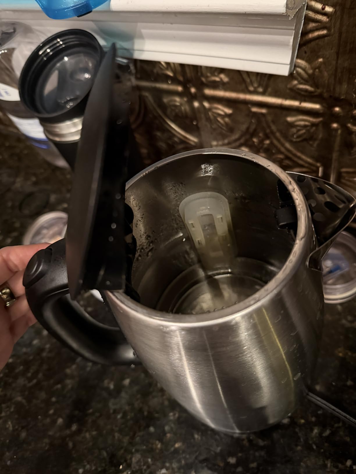 COMFEE' Stainless Steel Electric Kettle, Temperature Control with 6 Presets, 1-Hr Keep Warm, Kettle Water Boiler 1.7 Litres, 1500W with Viewing Window, Auto-Off and Boil-Dry Protection - Customer Photo 1