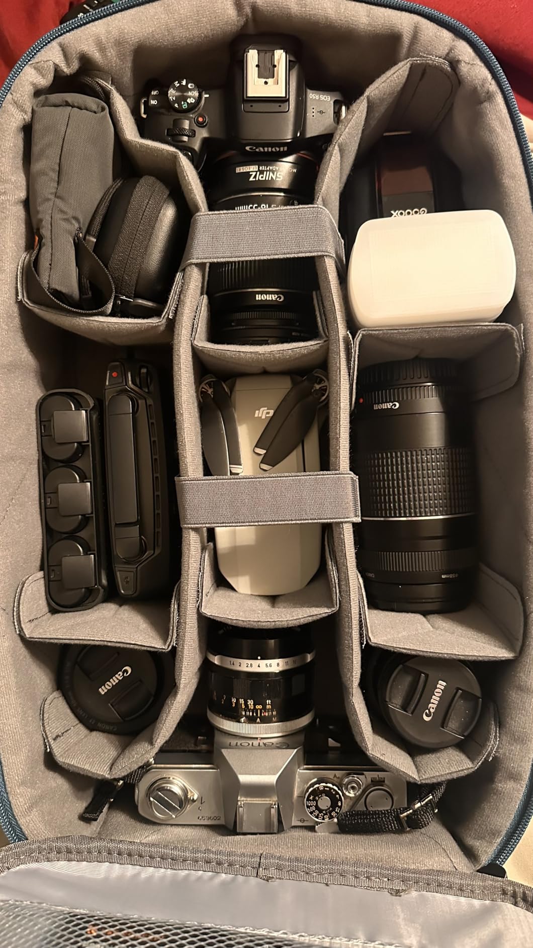 K&F CONCEPT Camera Backpack,Hardshell Photography DSLR Camera Bag with 15-15.6 Inch Laptop Compartment Hard Shell Camera Case Compatible with Canon/Nikon/Sony/DJI Mavic Drone - Customer Photo 2