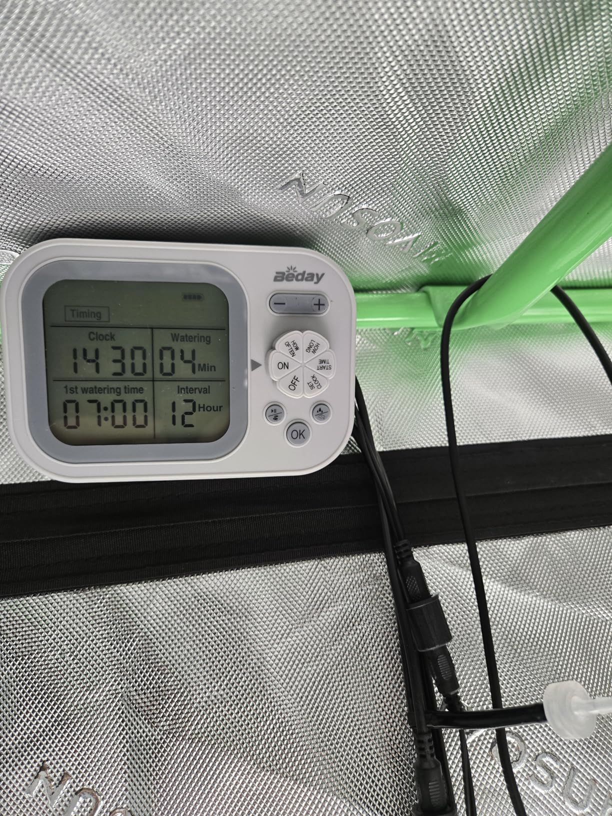 Solar Drip Irrigation System, 490 Timer Modes, 50FT Automatic Plant Watering Kit for 15 Potted Plants, IP67 Waterproof Auto Solar Irrigation Indoor and Outdoor Use for Garden,Balcony, Patio customer photo 1