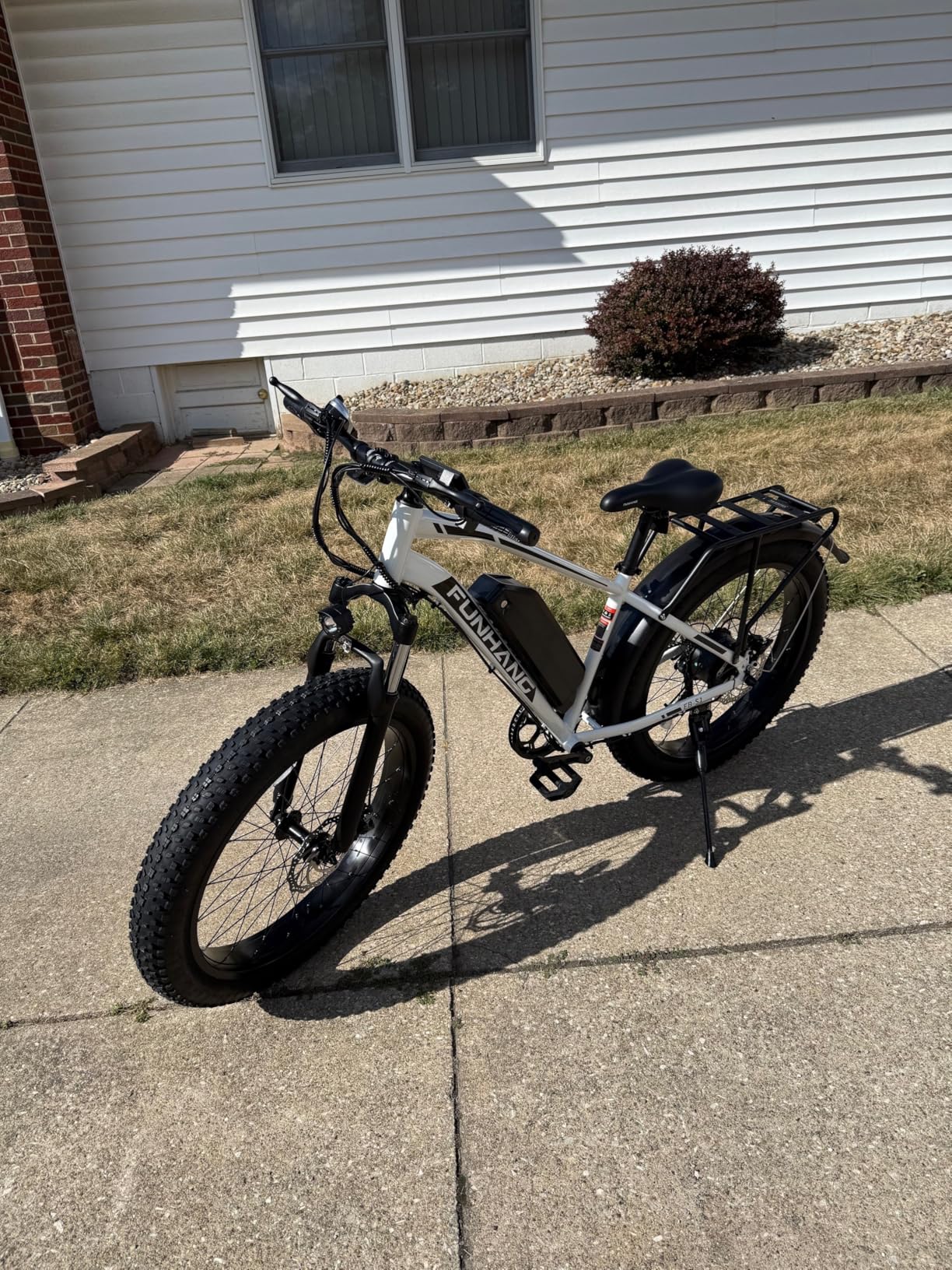 Funhang Electric Bike for Adults, 1000W Peak Ebike, 25MPH 60Miles Electric Mountain Bike, 26