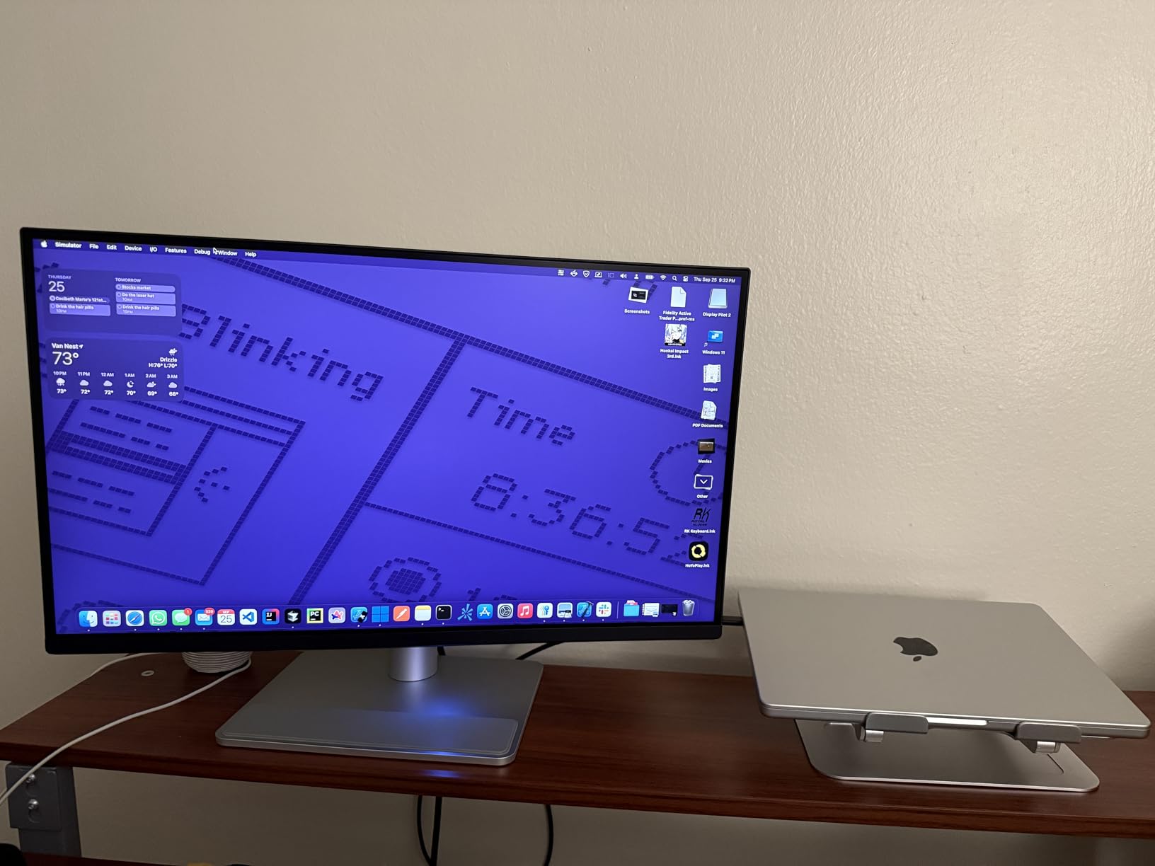 BenQ MA320U 32 4K 3840x2160 Monitor for MacBook Pro/Air, Dual USB-C, 90W Power Delivery, Mac Color Match, USB Hub, Brightness & Volume Control on Mac, Height & Tilt Adjustable Stand, P3 Color Gamut - Customer Photo 2