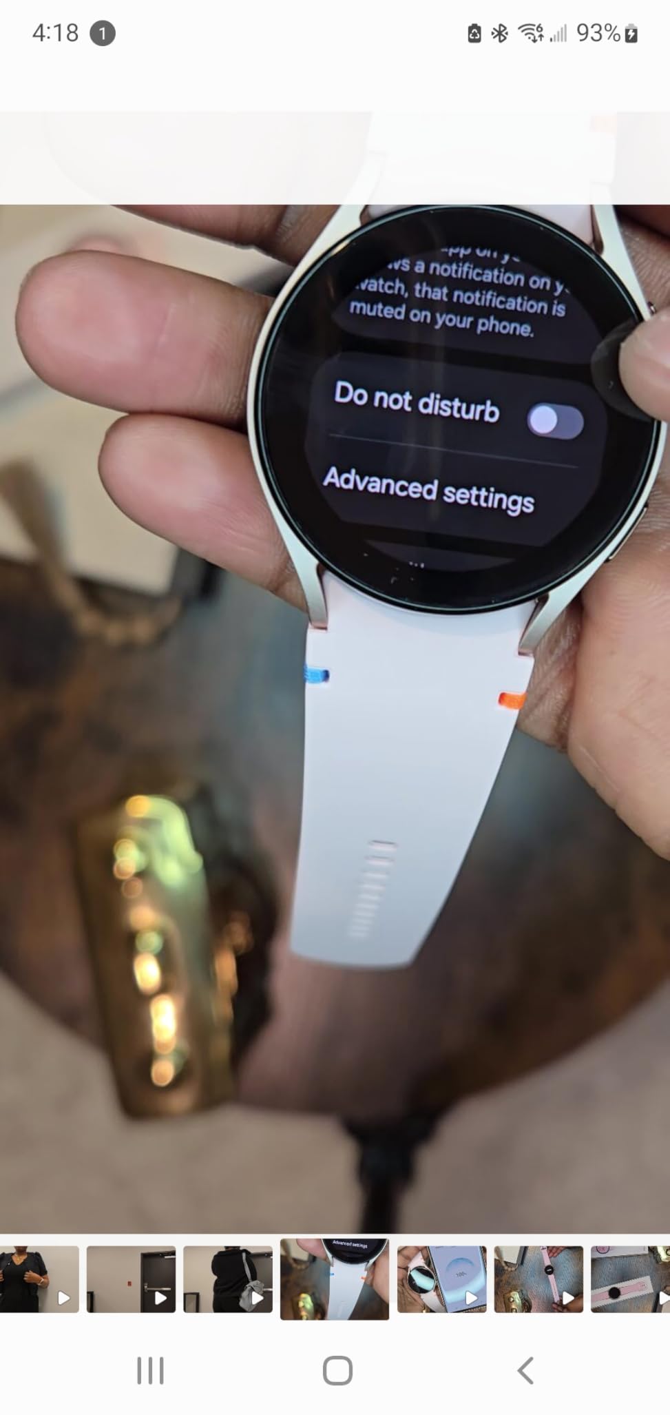 SAMSUNG Galaxy Watch FE 40mm LTE AI Smartwatch w/Fitness Tracking, BIA Sensor, Personalized HR Zones, Heart Rate Tracker, Sleep Monitor, 2024, Black [US Version, 1Yr Manufacturer Warranty] customer photo 2