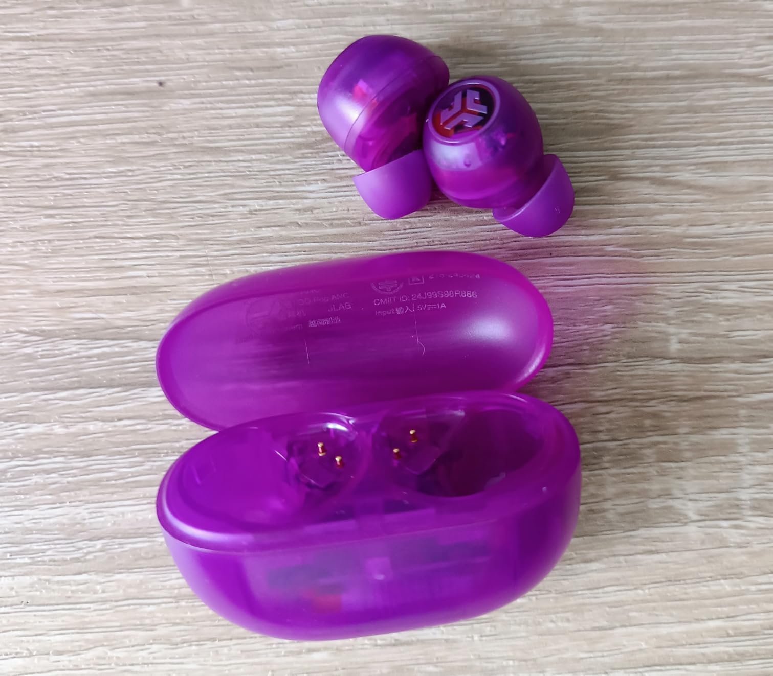 JLab Go Pop ANC True Wireless Earbuds with Dual Connect, Black customer photo 1