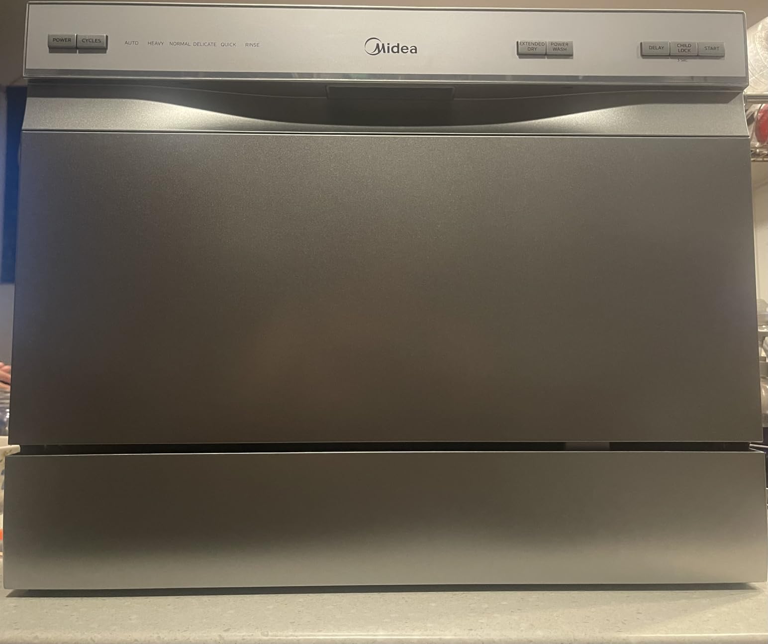 Midea MDC22P2ASS Countertop Dishwasher, 6 Place Settings & 6+2 Washing Cycles Portable Dishwashers, Energy Star Dish Washer for Dorm, RV & Apartment, Silver Customer Review Midea MDC22P2ASS Countertop Dishwasher, 6 Place Settings & 6+2 Washing Cycles Portable Dishwashers, Energy Star Dish Washer for Dorm, RV & Apartment, Silver - Customer Photo 1