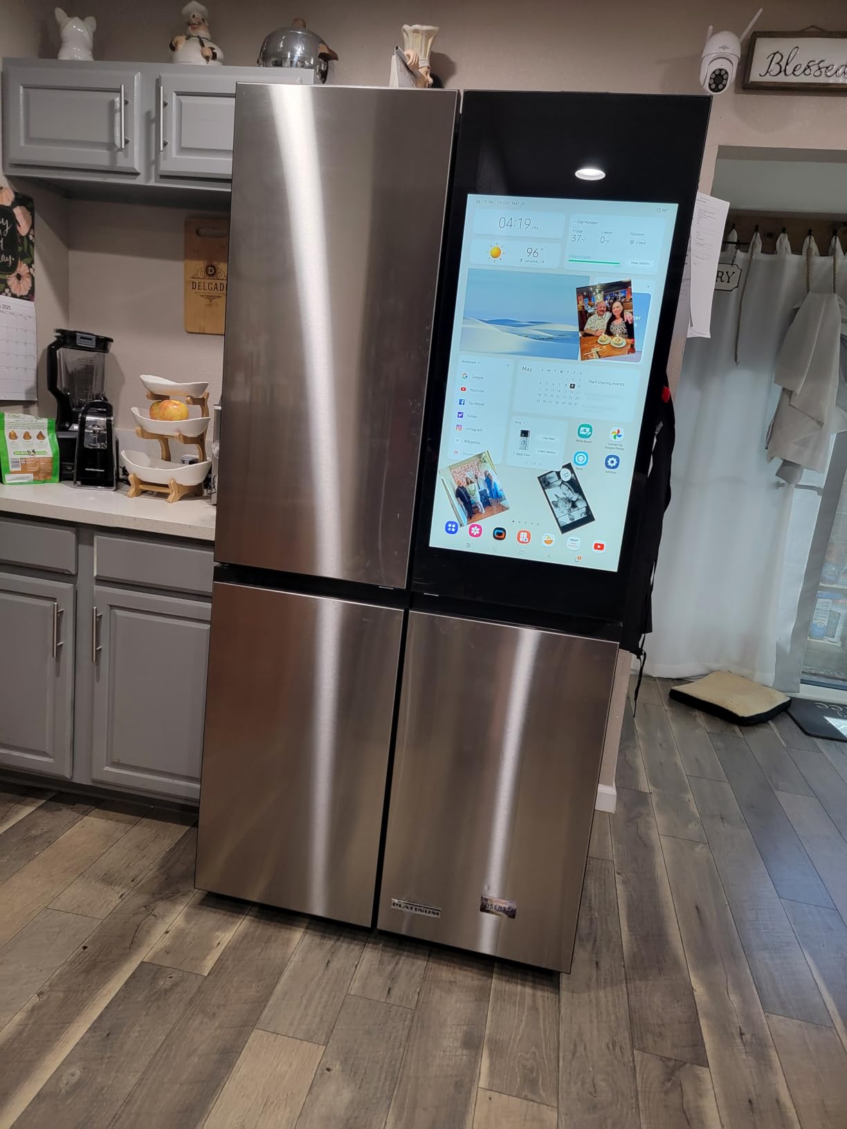 Samsung RF29DB9900QD 29 Cu. Ft. Stainless 4-Door French Door Smart Refrigerator with Family Hub customer photo 1