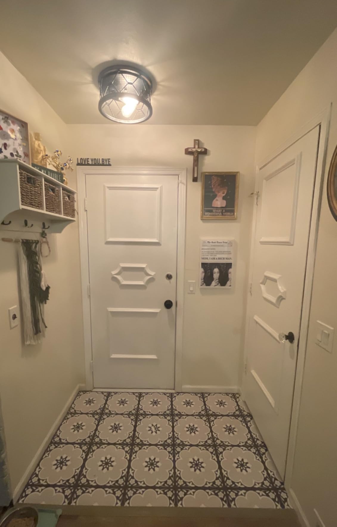 Floor Transition Strip - Self-Adhesive PVC Trim for Carpet to Flooring, Threshold Gap Cover (4ft x 1.57in, Grey Wood) Customer Review Floor Transition Strip - Self-Adhesive PVC Trim for Carpet to Flooring, Threshold Gap Cover (4ft x 1.57in, Grey Wood) - Customer Photo 1