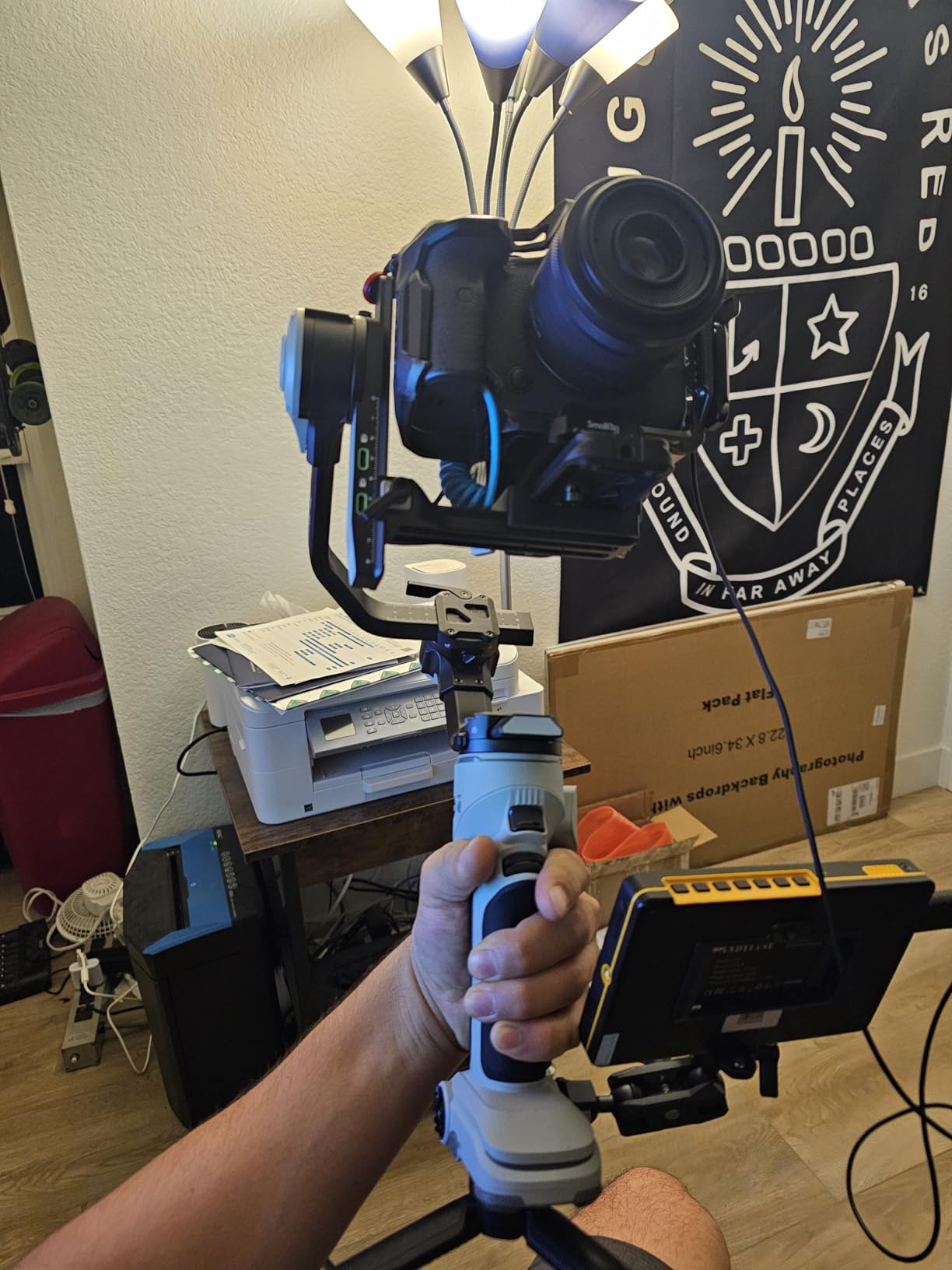 ZHIYUN Crane 4E Gimbal Stabilizer for Camera, Handheld 3 Axis DSLR Gimbal Stabilizer for Canon/Nikon/Sony with Tripod, Native Vertical Shooting, Video Recording Customer Review ZHIYUN Crane 4E Gimbal Stabilizer for Camera, Handheld 3 Axis DSLR Gimbal Stabilizer for Canon/Nikon/Sony with Tripod, Native Vertical Shooting, Video Recording - Customer Photo 2