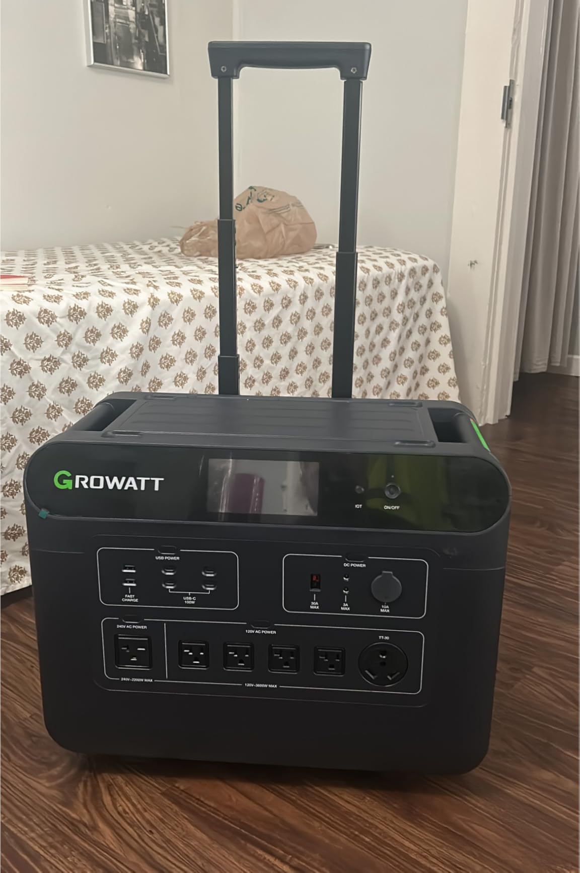 GROWATT HELIOS 3600 Portable Power Station and BP3600 Expansion Battery,7372Wh LiFePO4 Batteries 120V/240V 3600W AC Outpu Solar Generator for Home Backup, RVs, Power Outages, and Outdoor Camping Customer Review GROWATT HELIOS 3600 Portable Power Station and BP3600 Expansion Battery,7372Wh LiFePO4 Batteries 120V/240V 3600W AC Outpu Solar Generator for Home Backup, RVs, Power Outages, and Outdoor Camping - Customer Photo 1