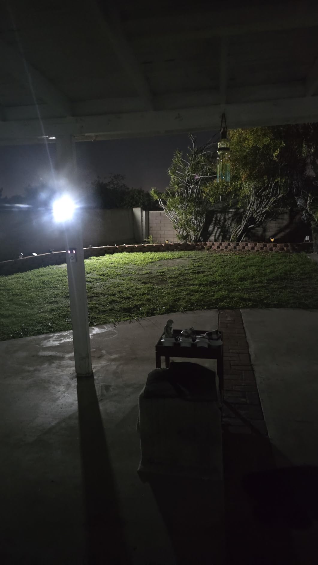 MIHANI Solar Flood Lights Outdoor, 2500LM Motion Sensor Security Lights with 270° Wide Angle, IP67 Waterproof, 3 Heads Solar Outdoor Lights for Patio, Yard, House, Garage (Non-Remote, 2 Pack) customer photo 2
