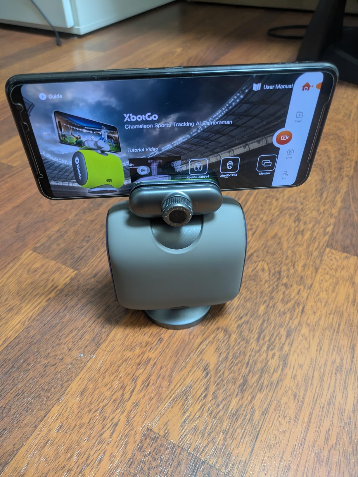 XbotGo Chameleon AI Auto Sports Action Camera - 4K 60FPS Soccer Camera and Basketball Tracking Camera for Team Sports, Live Streaming, No Subscription, Works with iOS & Android - Customer Photo 1