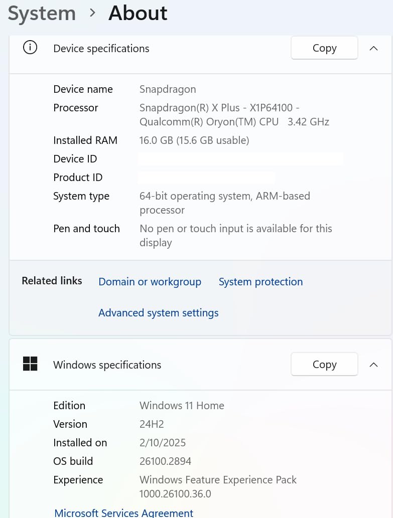 Dell Copilot + Inspiron 14 PC 5441 Laptop - 14-inch FHD+ (1920x1200) Display, Snapdragon X Plus - X1P-64-100, 16GB LPDDR5X RAM, 1TB SSD, Qualcomm Adreno, Windows 11 Home, Onsite Service - Titan Gray Customer Review Dell Copilot + Inspiron 14 PC 5441 Laptop - 14-inch FHD+ (1920x1200) Display, Snapdragon X Plus - X1P-64-100, 16GB LPDDR5X RAM, 1TB SSD, Qualcomm Adreno, Windows 11 Home, Onsite Service - Titan Gray - Customer Photo 2