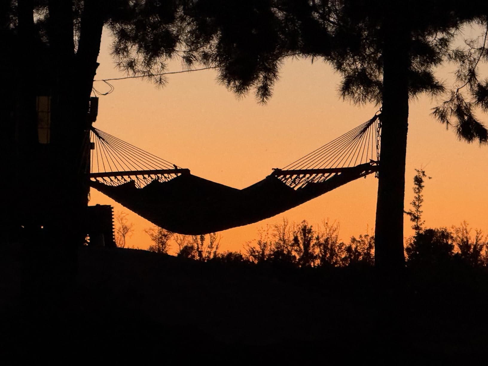 CHULIM Outdoor Double Hammock with Hardwood Spreader Bars, Large Rope Hammock with Polyester Pad and Pillow, 475 LBS Capacity for 2 Person Patio Backyard Poolside - Terracotta Customer Review CHULIM Outdoor Double Hammock with Hardwood Spreader Bars, Large Rope Hammock with Polyester Pad and Pillow, 475 LBS Capacity for 2 Person Patio Backyard Poolside - Terracotta - Customer Photo 1