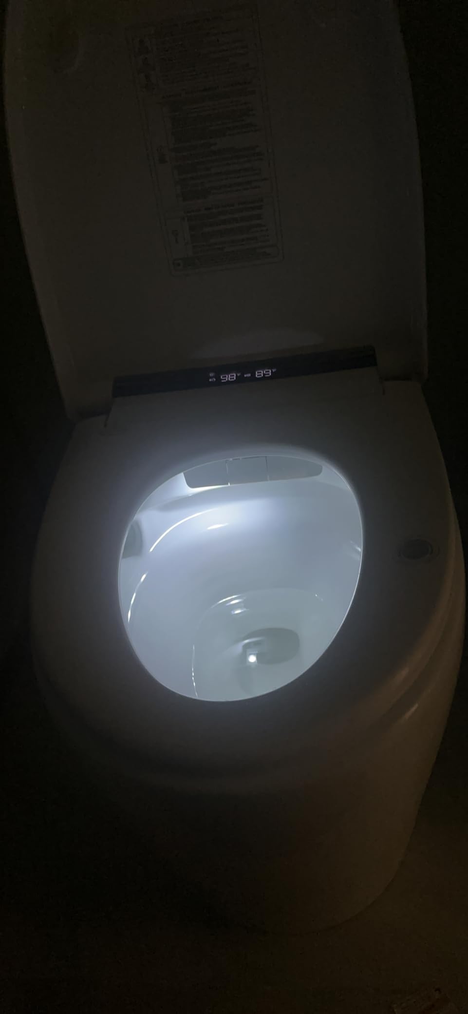 DeerValley Smart Toilet with Bidet Built in - Powerful Auto Flush, Auto Open/Close Lid, Heated Seat & Instant Warm Water Bidet, LED Display, Deodorization, 12 DeerValley Smart Toilet with Bidet Built in - Powerful Auto Flush, Auto Open/Close Lid, Heated Seat & Instant Warm Water Bidet, LED Display, Deodorization, 12