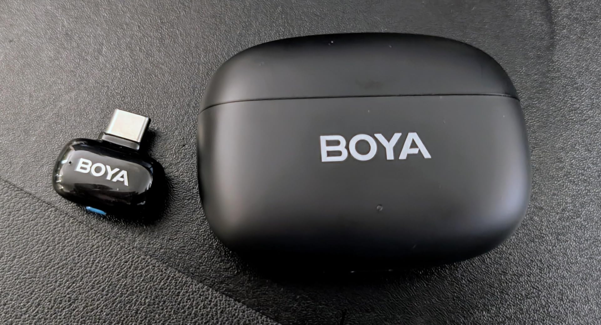 BOYA mini 2 Wireless Lavalier Microphones for iPhone 15/16/17 & Android, AI Noise Cancellation, App Control, 30H Battery Life with Charging Case, Lapel Microphone Wireless for Video Recording Vlogging - Customer Photo 1