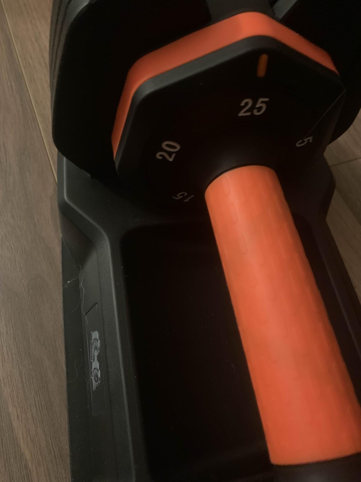 2026 Updated Adjustable Dumbbell Set of 2, 110lbs/50lbs Weights Dumbbell Set with Storage Box, 25lbs/55lbs Adjustable Weights with Anti-slip Silicone Grip, Weight Set For Home Gym Suit both Men and Women - Customer Photo 2
