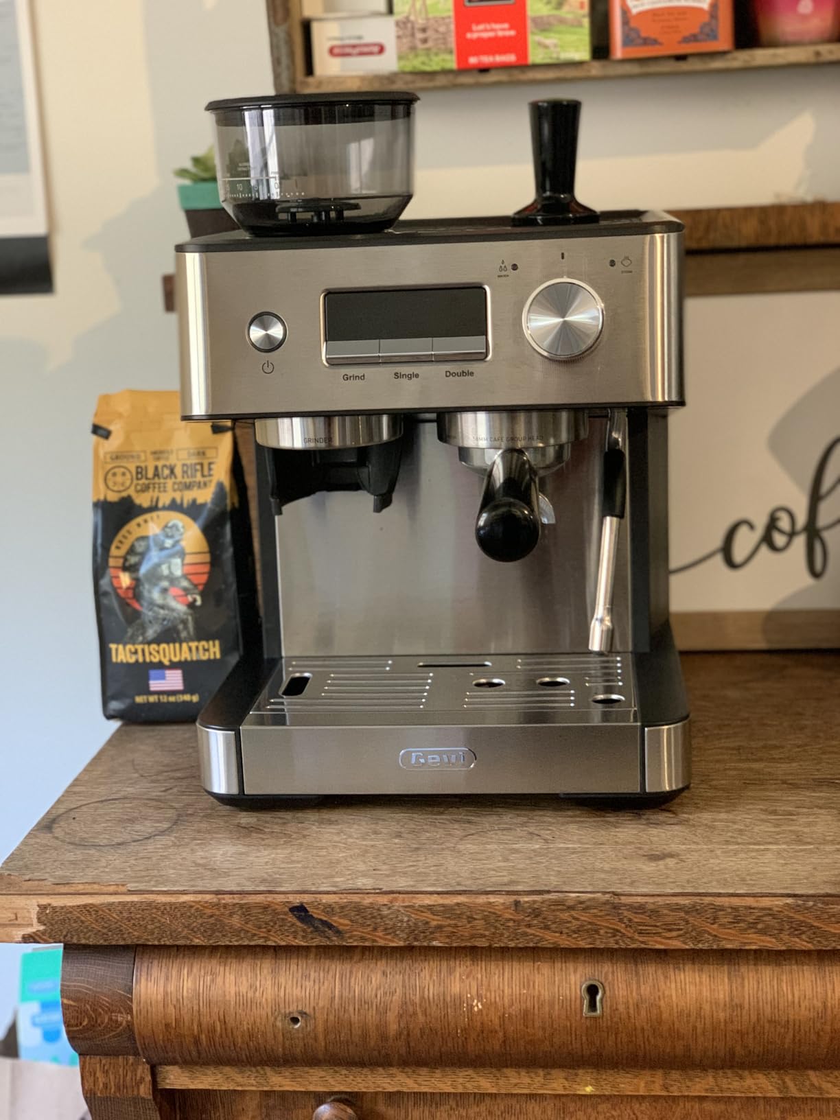 Gevi Espresso Machine with Grinder & Milk Frother, 20 Bar Professional Coffee Maker for Home, Removable Water Tank, Steam Wand, Perfect for Espresso, Cappuccino, Latte Customer Review Gevi Espresso Machine with Grinder & Milk Frother, 20 Bar Professional Coffee Maker for Home, Removable Water Tank, Steam Wand, Perfect for Espresso, Cappuccino, Latte - Customer Photo 2