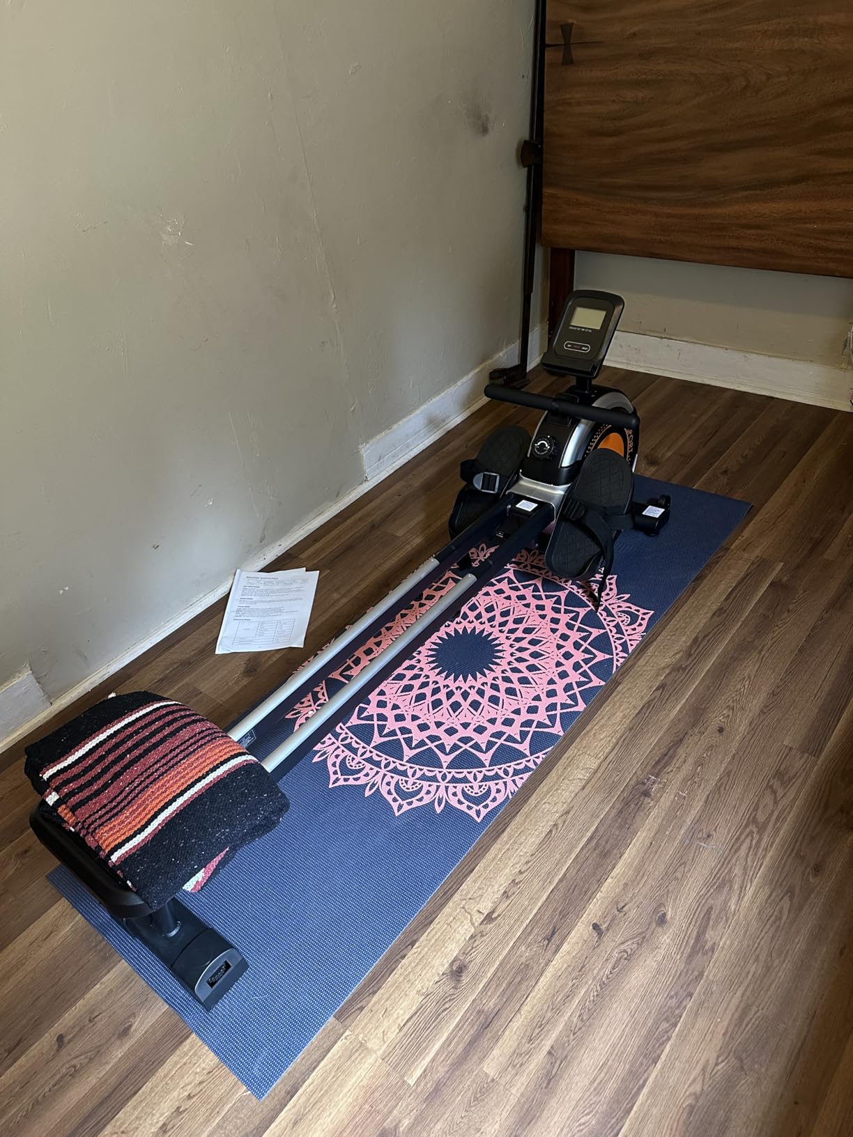 Dripex Rowing Machines for Home Use, Rowing Machine Max 350 LBS, Magnetic Rower with 16 Levels of Workout Resistance, Dual Slide Rail, Bluetooth App Supported, LCD Monitor,Row Machine for Gym Exercise Customer Review Dripex Rowing Machines for Home Use, Rowing Machine Max 350 LBS, Magnetic Rower with 16 Levels of Workout Resistance, Dual Slide Rail, Bluetooth App Supported, LCD Monitor,Row Machine for Gym Exercise - Customer Photo 1