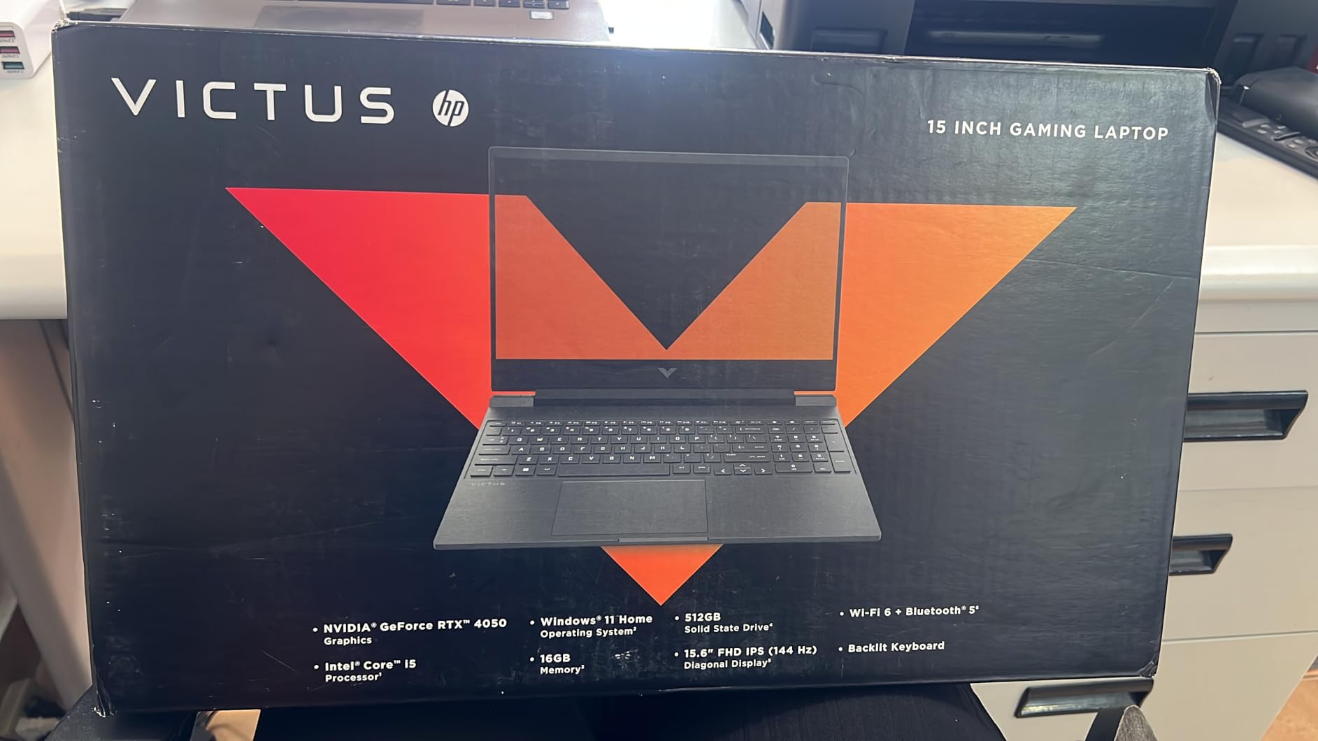 HP Victus 15.6 inch FHD 144Hz Gaming Laptop Intel Core i5-13420H NVIDIA GeForce RTX 4050 6GB - 16GB DDR4 512GB SSD Mica Silver (2024) Customer Review HP Victus 15.6 inch FHD 144Hz Gaming Laptop Intel Core i5-13420H NVIDIA GeForce RTX 4050 6GB - 16GB DDR4 512GB SSD Mica Silver (2024) - Customer Photo 1