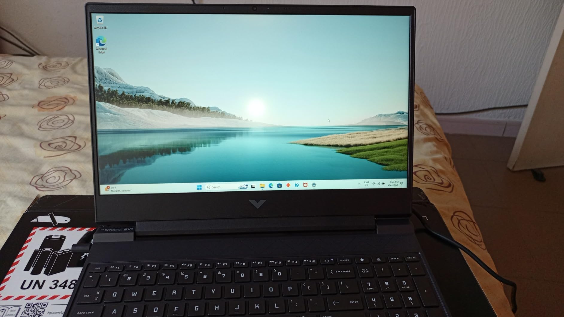 HP Victus 15.6 inch FHD 144Hz Gaming Laptop Intel Core i5-13420H NVIDIA GeForce RTX 4050 6GB - 16GB DDR4 512GB SSD Mica Silver (2024) Customer Review HP Victus 15.6 inch FHD 144Hz Gaming Laptop Intel Core i5-13420H NVIDIA GeForce RTX 4050 6GB - 16GB DDR4 512GB SSD Mica Silver (2024) - Customer Photo 2