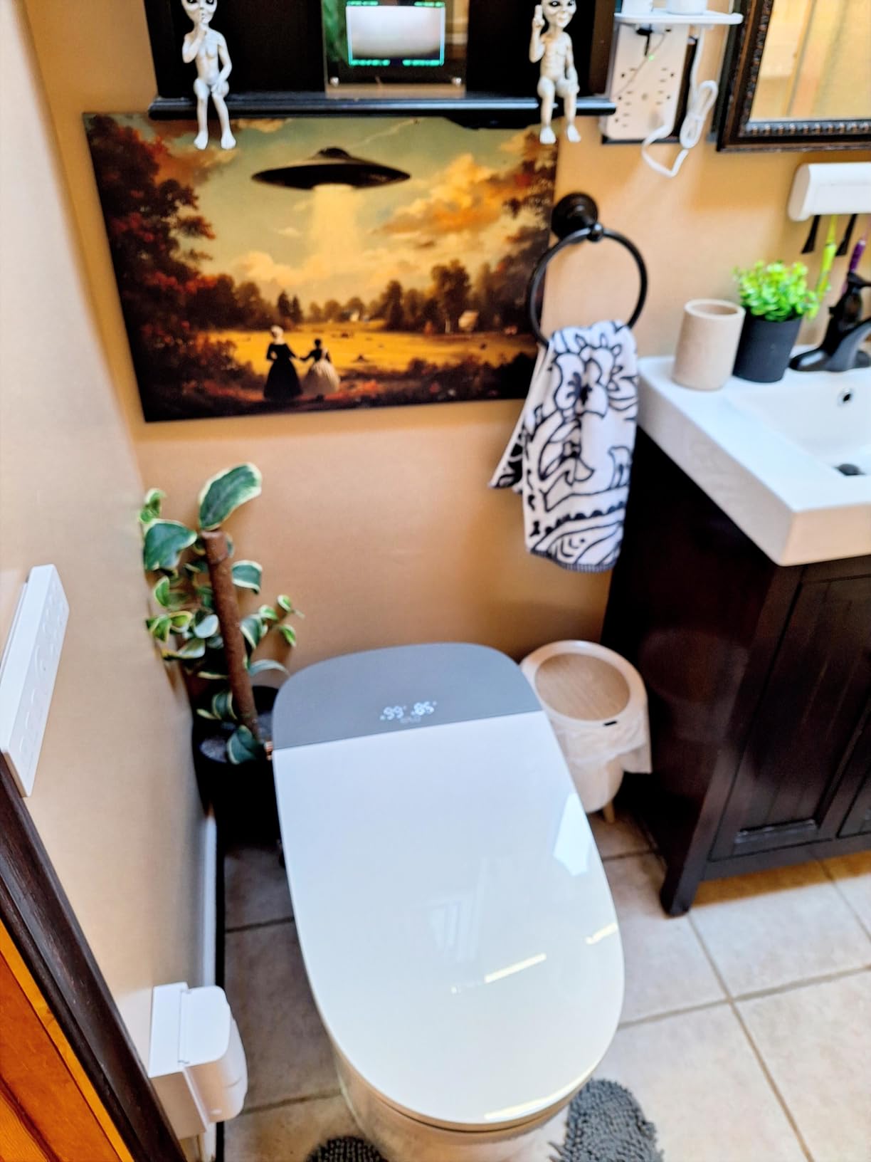 EPLO Smart Toilet Bidet with Auto Open Close,1000 Gram MaP Flush Score,Foam Dispenser, ADA Comfort Height, Blackout Flush,Auto Flush,Heated Seat,One Piece Elongated Toilet with Tank Built in U8MAX Customer Review EPLO Smart Toilet Bidet with Auto Open Close,1000 Gram MaP Flush Score,Foam Dispenser, ADA Comfort Height, Blackout Flush,Auto Flush,Heated Seat,One Piece Elongated Toilet with Tank Built in U8MAX - Customer Photo 2