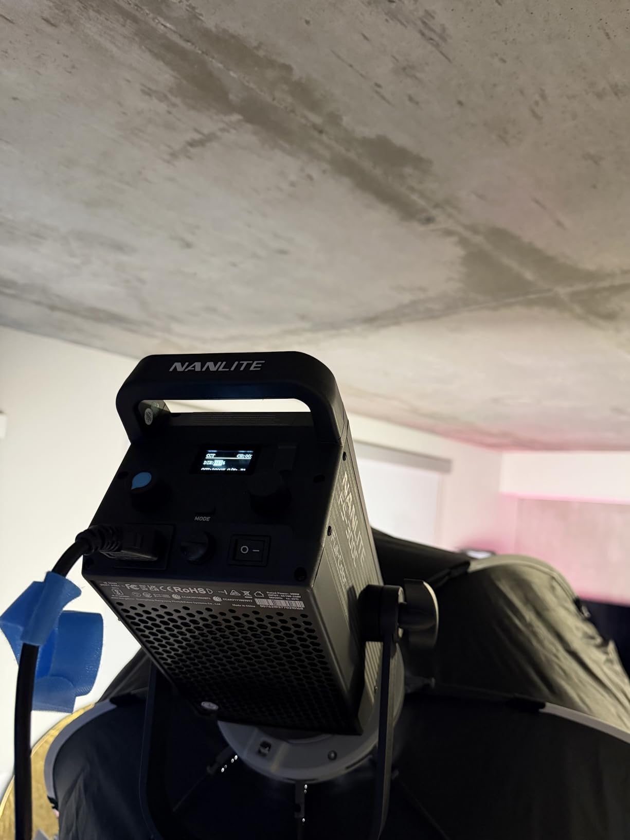 NANLITE FS-300C 300w RGB Studio Spotlight, 2700K-7500K, APP Control,Led Video Light Bowens Mount for Photography, Videography,Live Streamer,Content Creation - Customer Photo 2