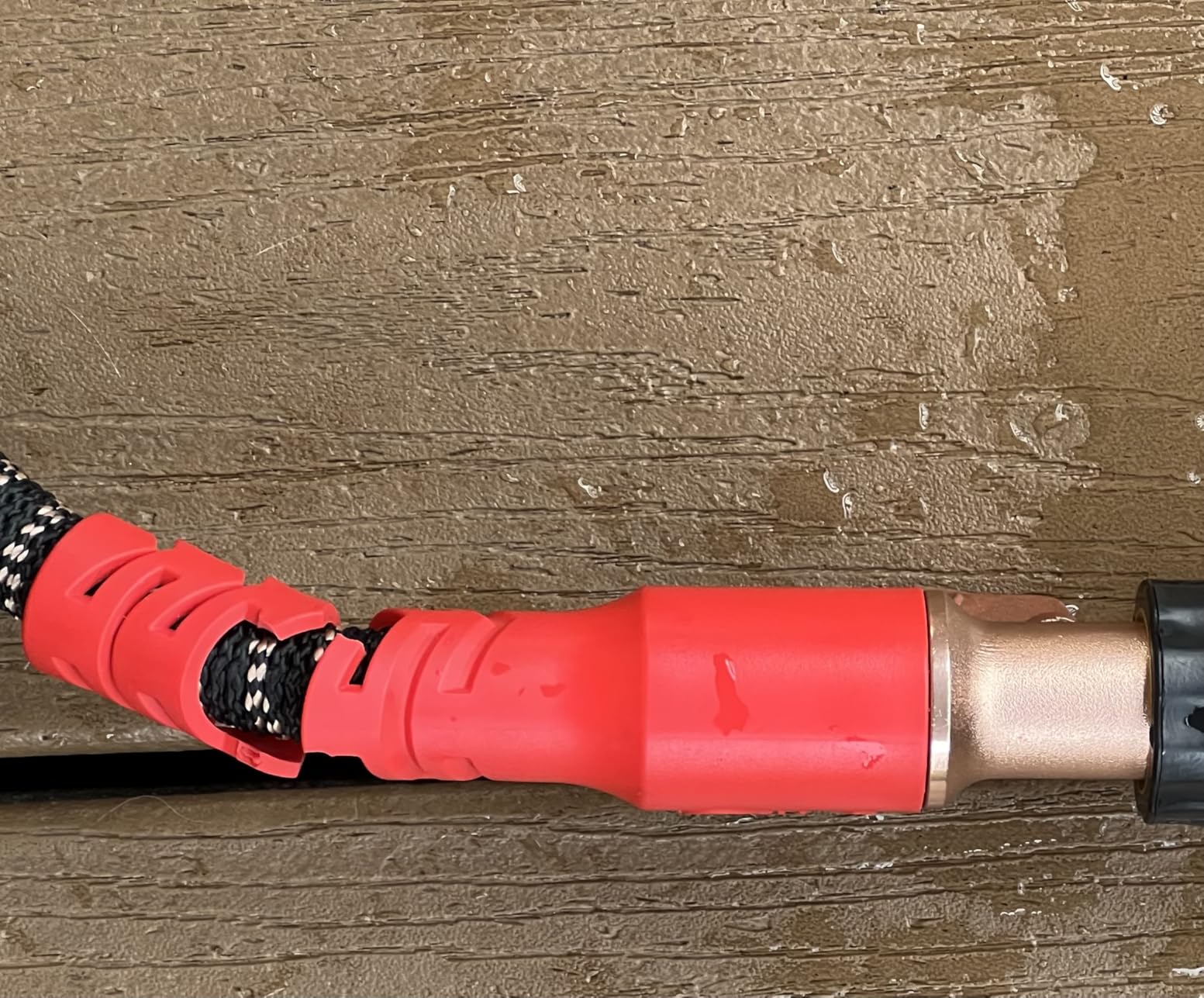 Pocket Hose 50 FT Copper Head Expandable Garden Hose with Pocket Pivot, No Tangles, AS SEEN ON TV, 360 Swivel, Tri-Tex Tubing, Force Field Jacket, Lead-Free, No-Kink, Anti-Burst w/APT customer photo 2