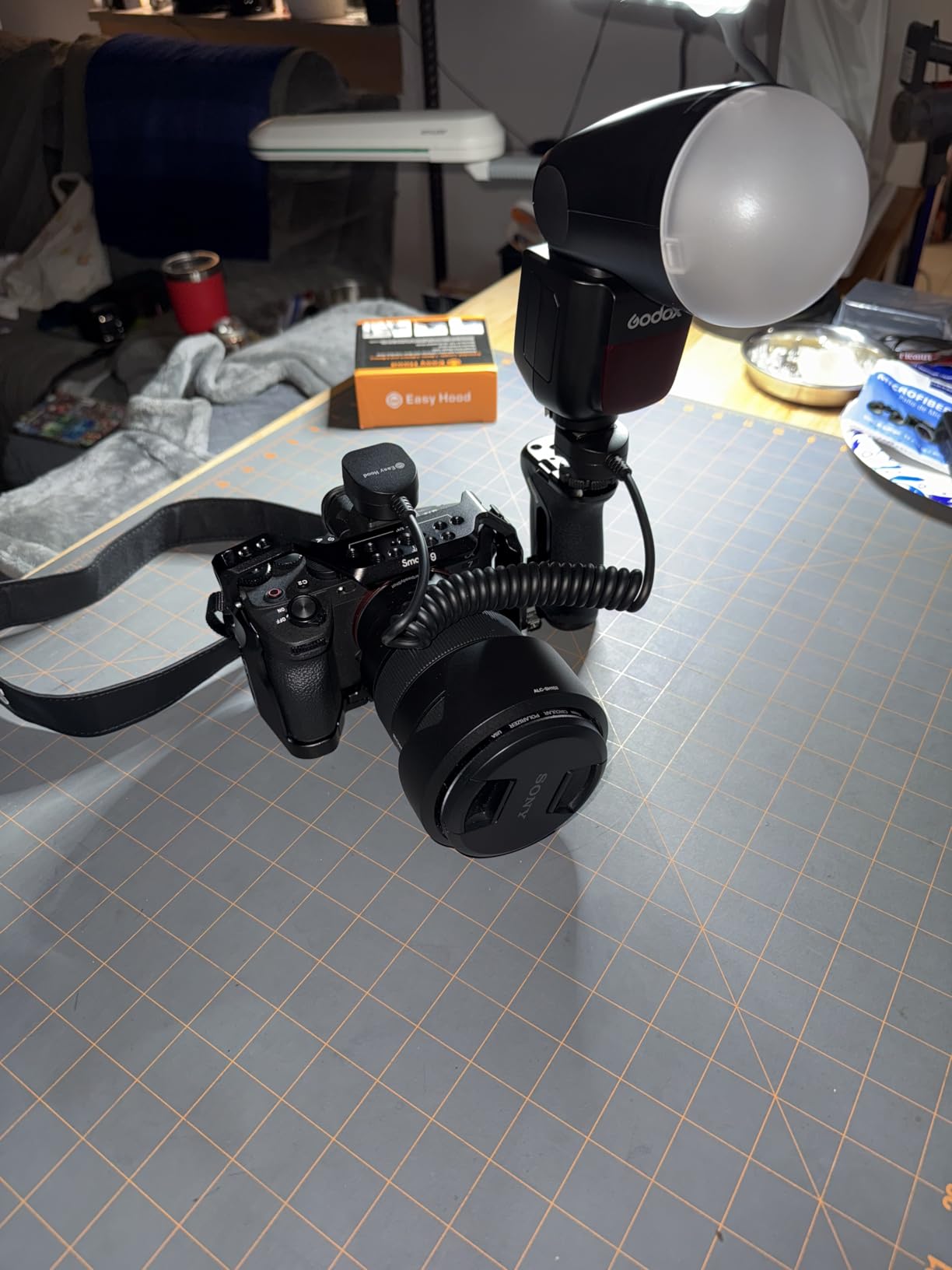 Godox V1 V1-S V1S Camera Flash for Sony Flash Speedlight Speedlite,76Ws 2.4G TTL1/8000 HSS,480 Full Power Shots,1.5s Recycle Time,7.2V/2600mAh Li-ion Battery,10 Levels LED Modeling Lamp(USA Version) - Customer Photo 2