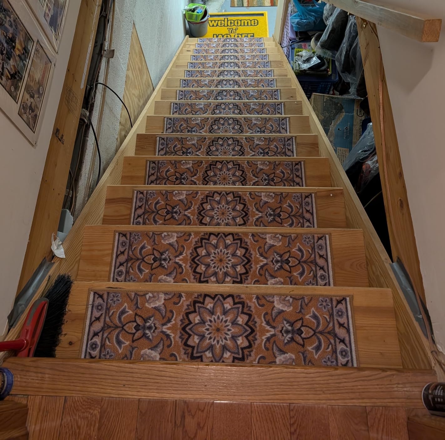 COSY HOMEER-Stair-Treads-for-Wooden-Steps Washable Indoor Stair Treads Non Slip 8 COSY HOMEER-Stair-Treads-for-Wooden-Steps Washable Indoor Stair Treads Non Slip 8
