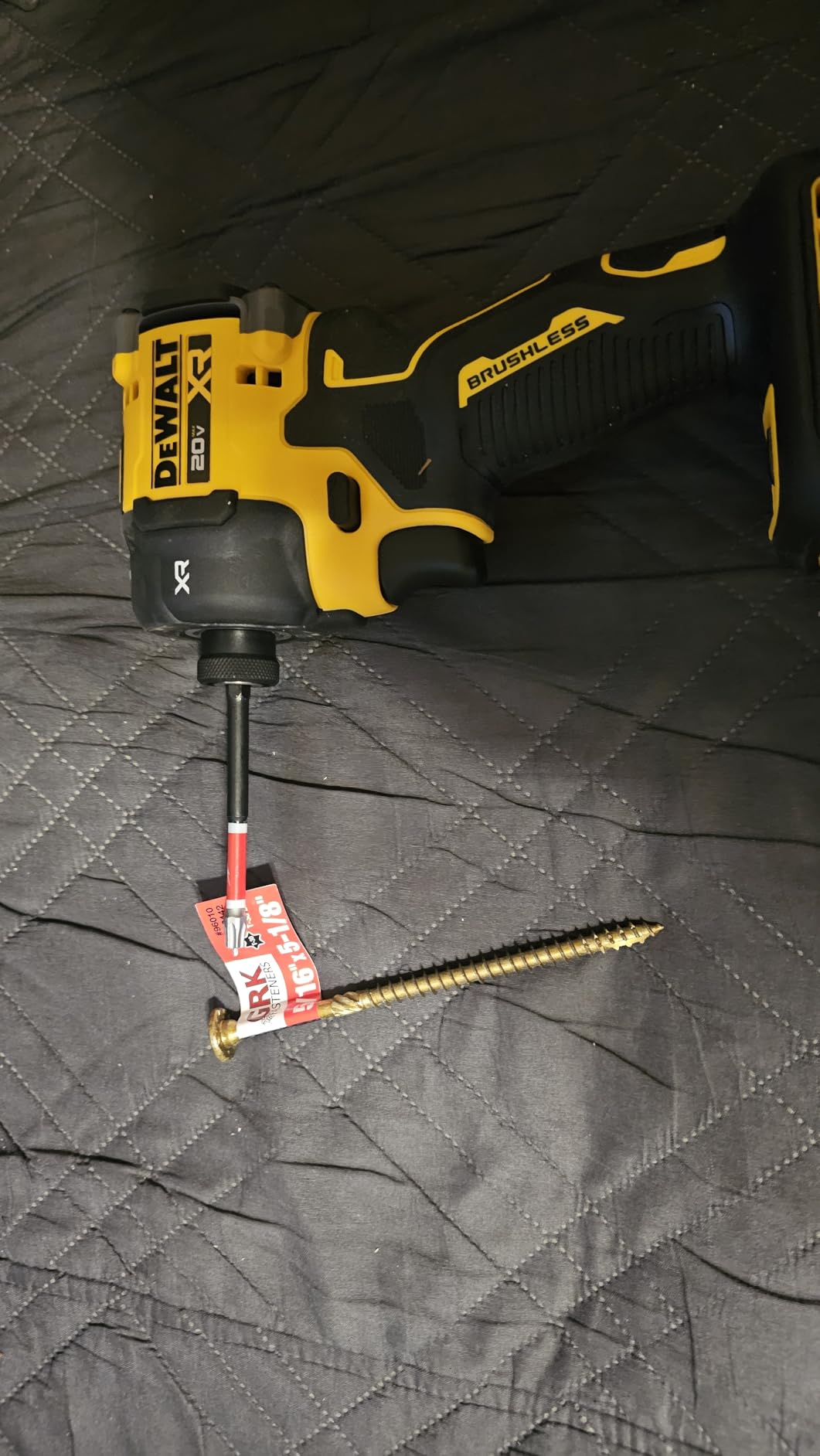 DEWALT 20V MAX 1/4 Inch Hydraulic Impact Driver,Quiet, Brushless Cordless XR Extreme Runtime, LED Halo Ring, Tool Only (DCF870B) - Customer Photo 1