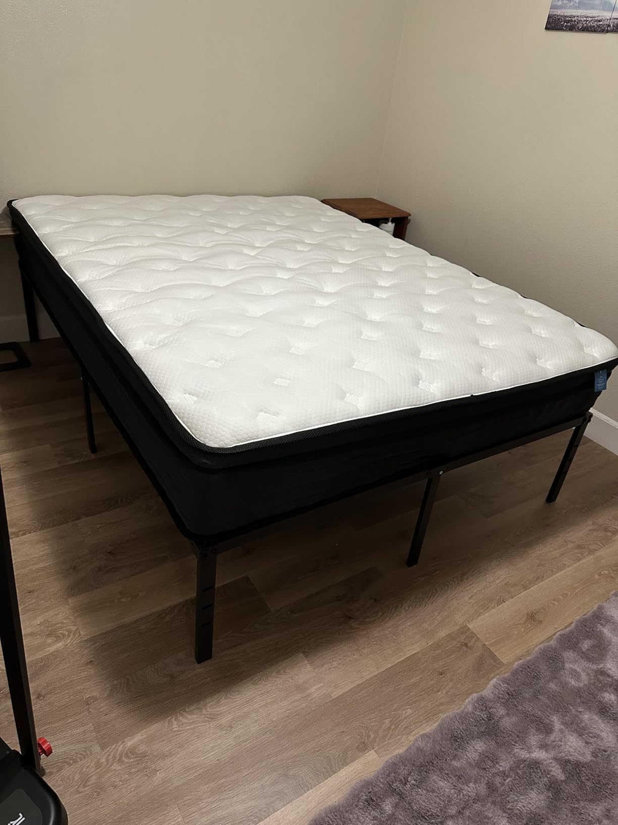 Vantto Full Size Mattress,10 Inch Memory Foam Hybrid Mattress in a Box,Individual Pocket Spring Breathable Comfortable for Sleep Supportive and Pressure Relief, CertiPUR-US - Customer Photo 1