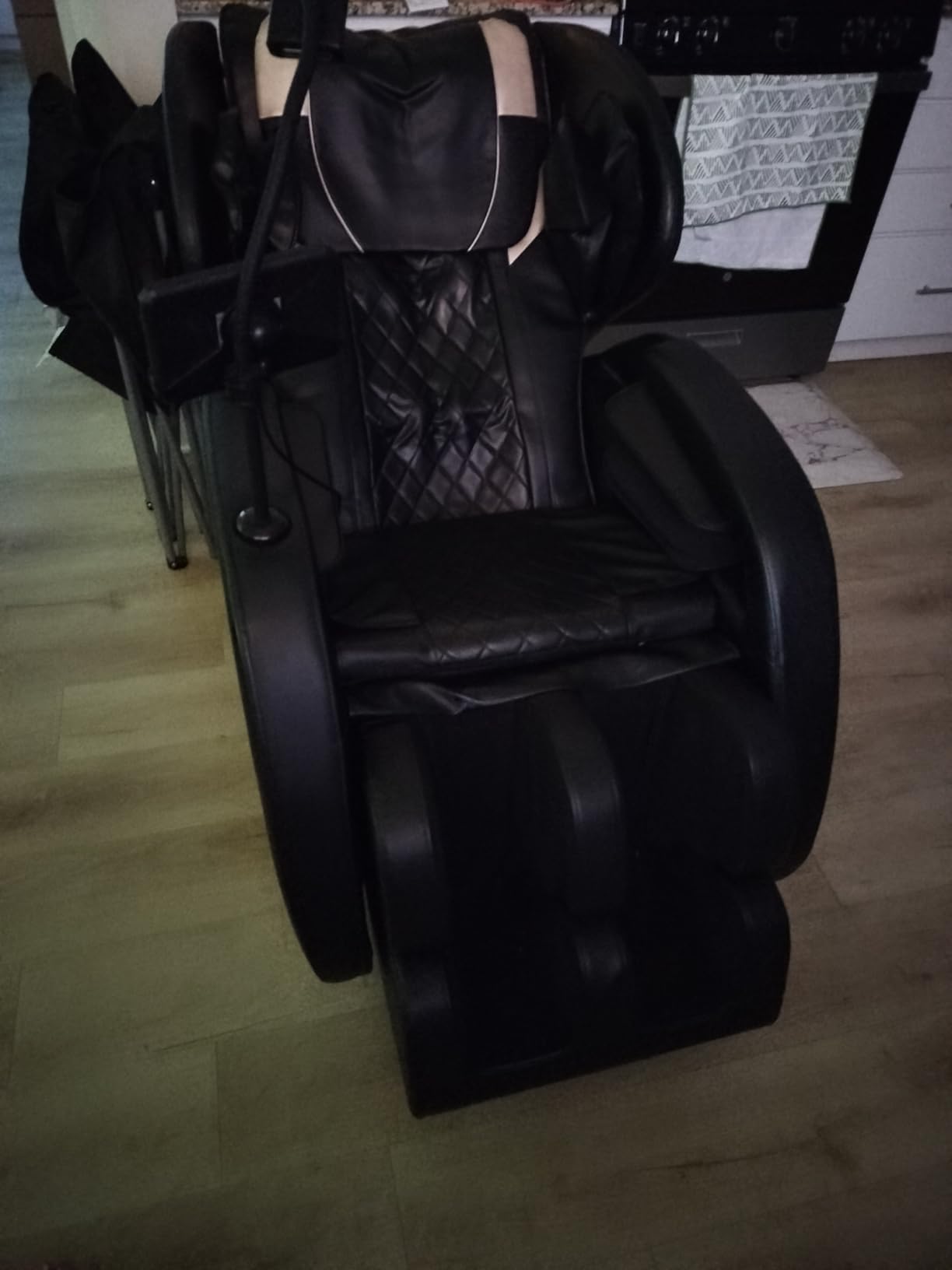 AYJOIR 2026 Massage Chair Full Body, Zero Gravity SL-Track Shiatsu Massage Recliner Chair with Body Scan, 6 Fix Point Rollers, Airbags, Deep Yoga Stretch, Heating Function, Black - Customer Photo 1